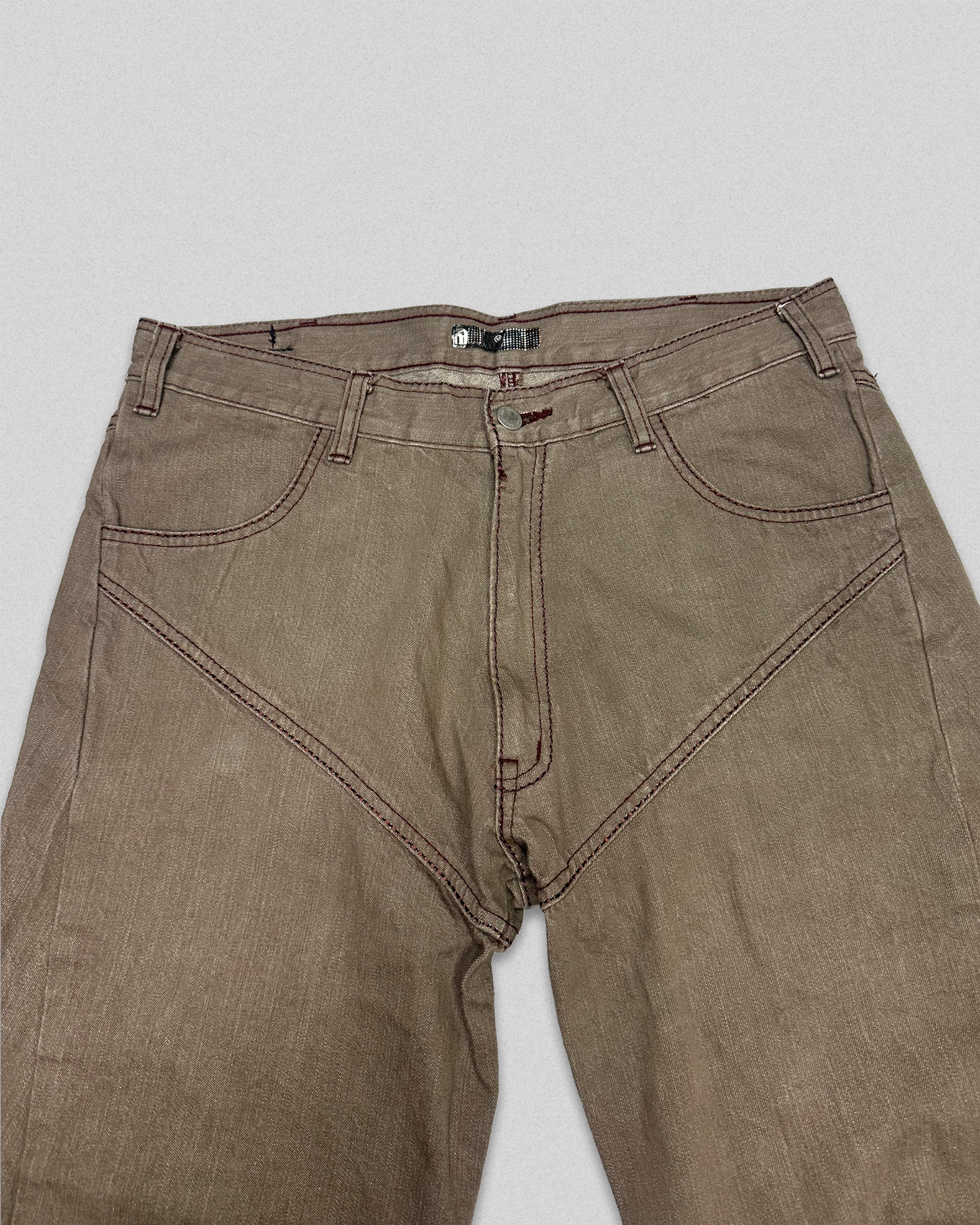 00's BAL Contrast Stitch Trousers (M)