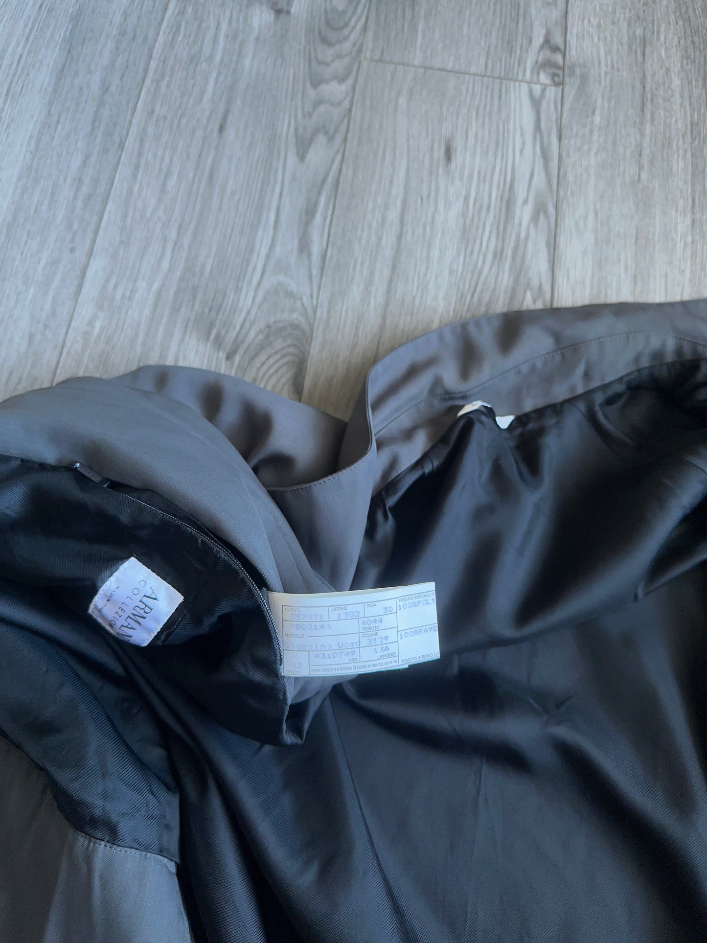 2000’s Armani High Neck Paneled Jacket (L)