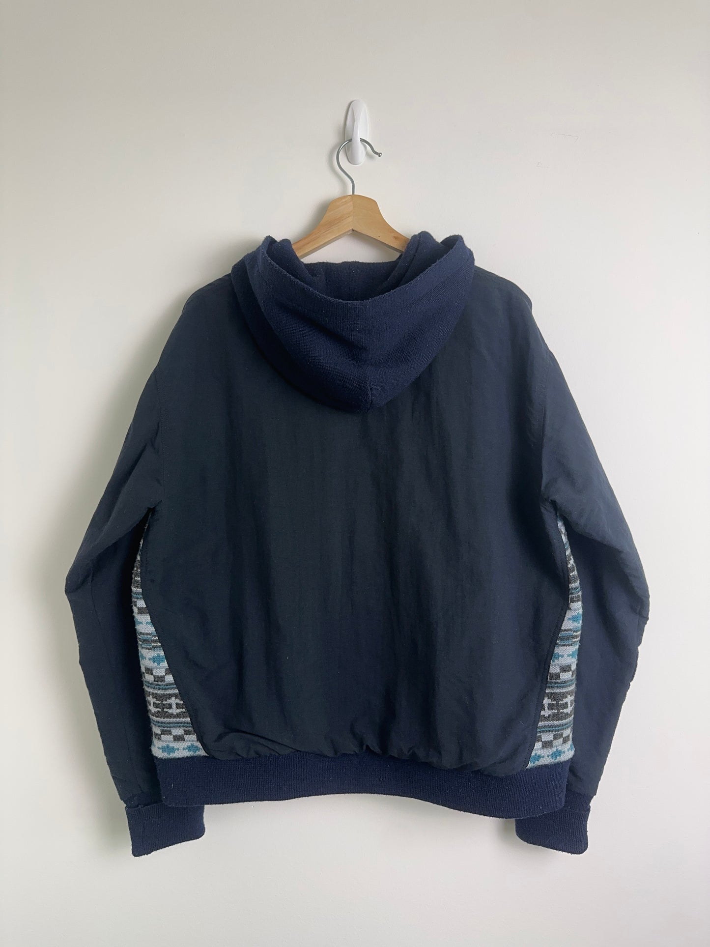 2003 Madhectic Knit Paneled Hoodie (M)