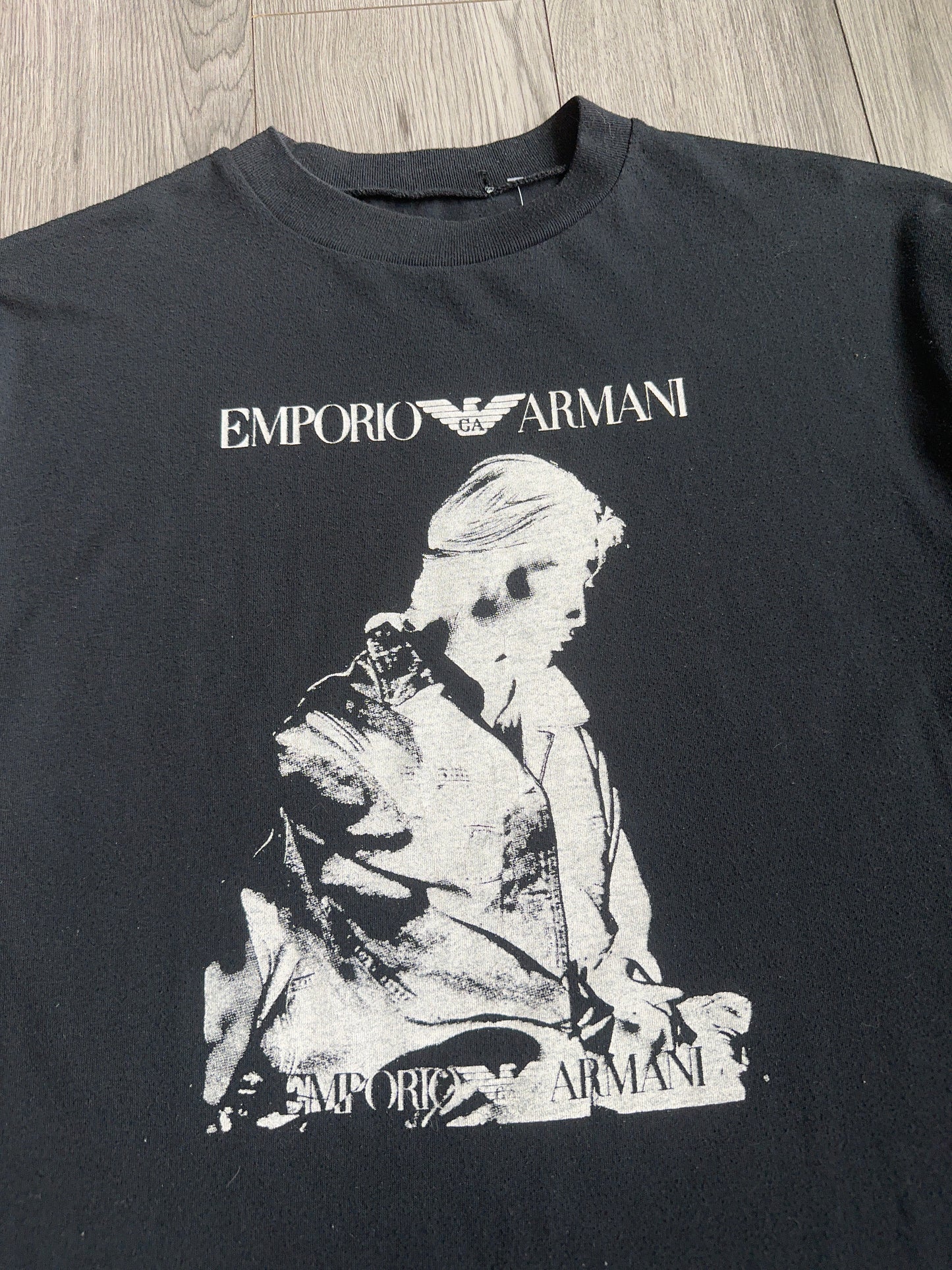 Vintage Giorgio Armani Graphic Tee (M)