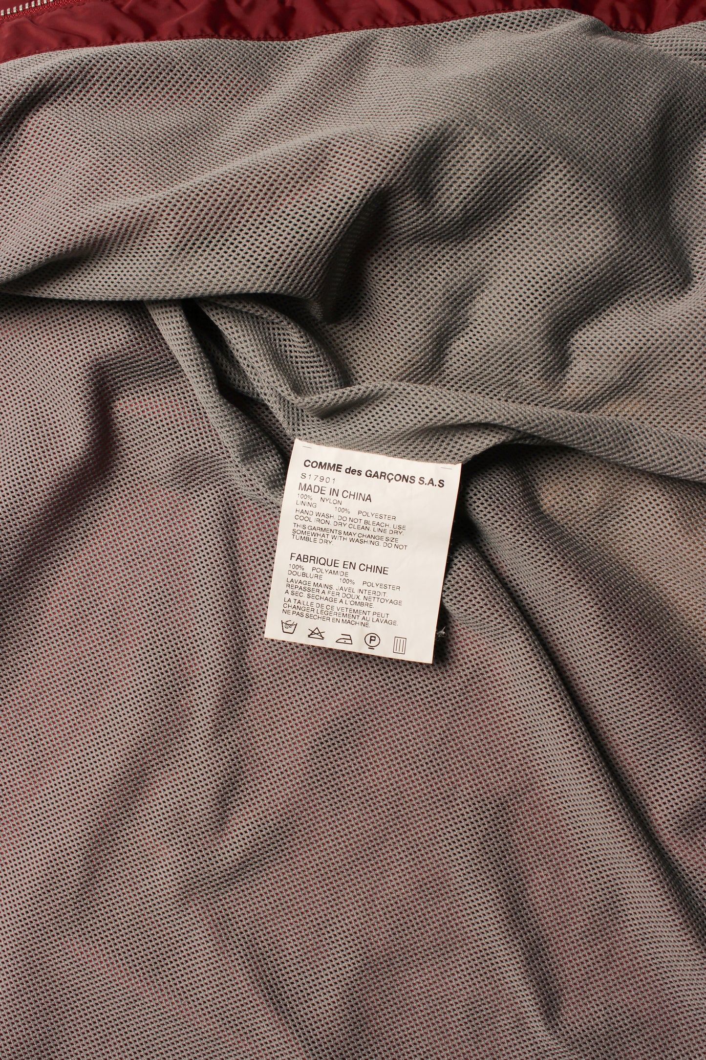 SS09 CDG Shirt Curved Panel Tech Jacket (M)