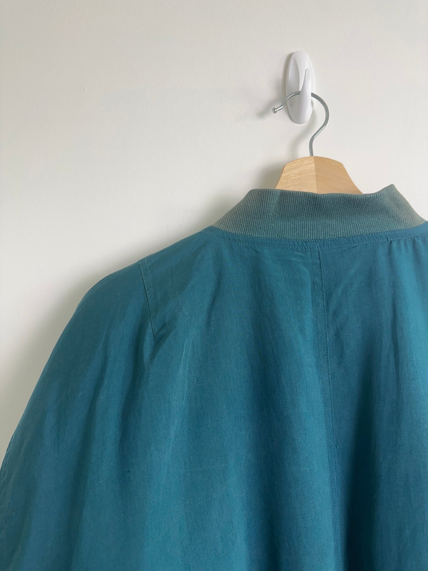 Vintage Silk Bomber Jacket (L)