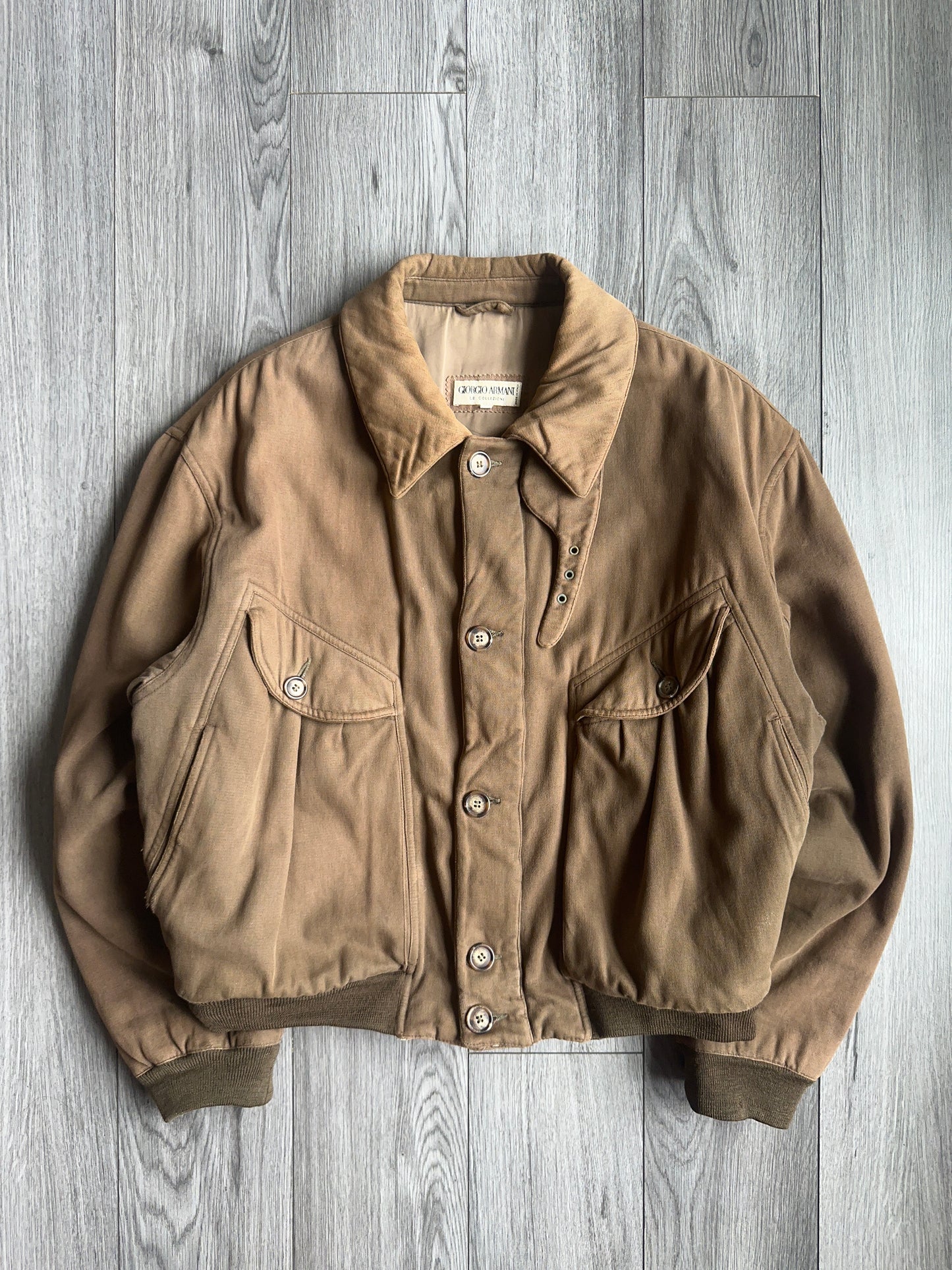 1985 Giorgio Armani Cargo Bomber Jacket (L)