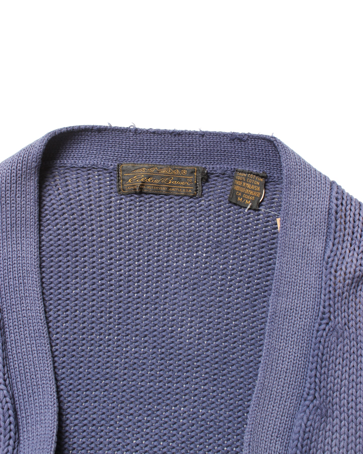 Vintage Eddie Bauer Cotton Knit Cardigan (M)
