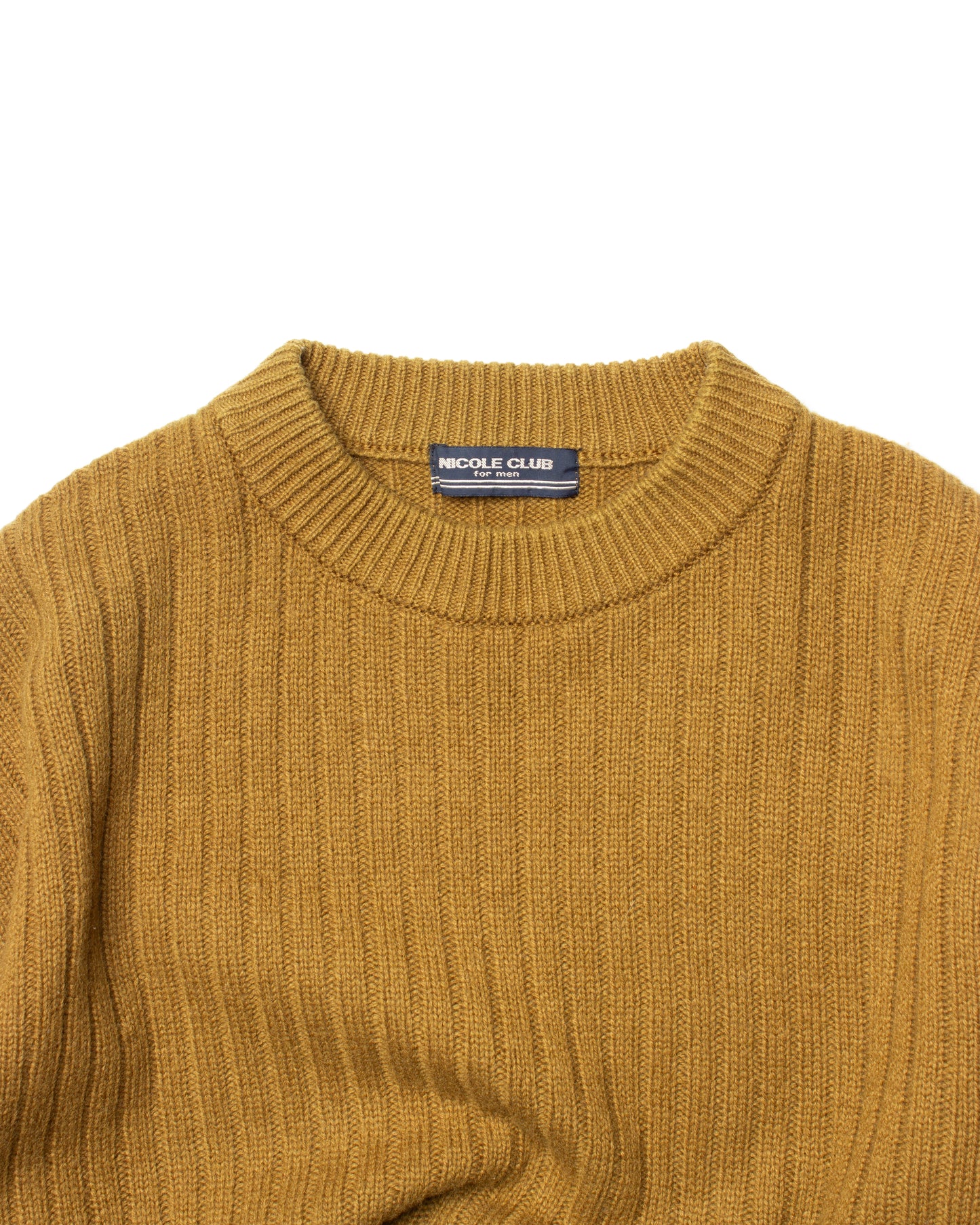 1990's Nicole Club Knit with Diamond Motif Cuffs (M)
