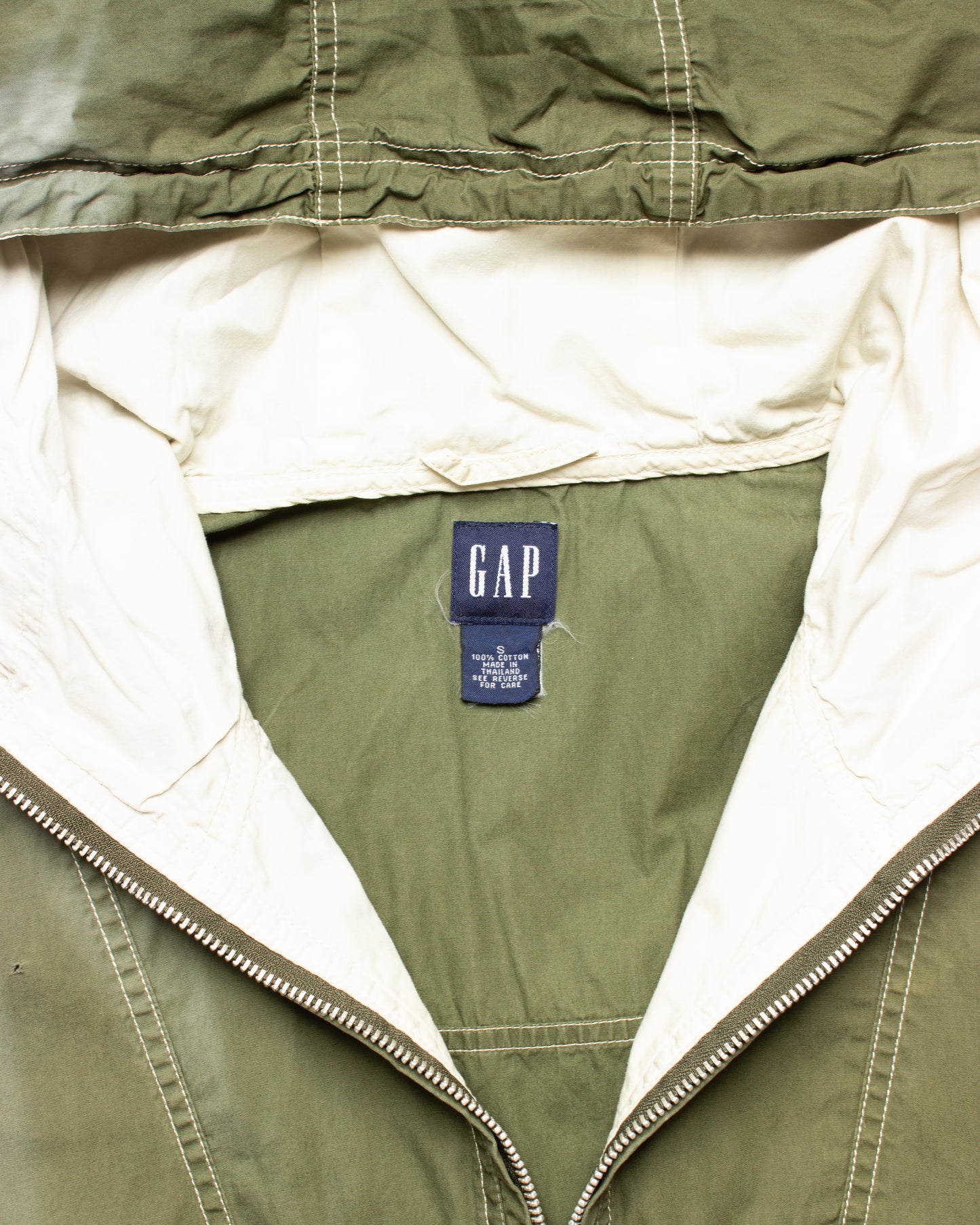 1990's GAP Cotton Hooded Pullover Jacket (M)