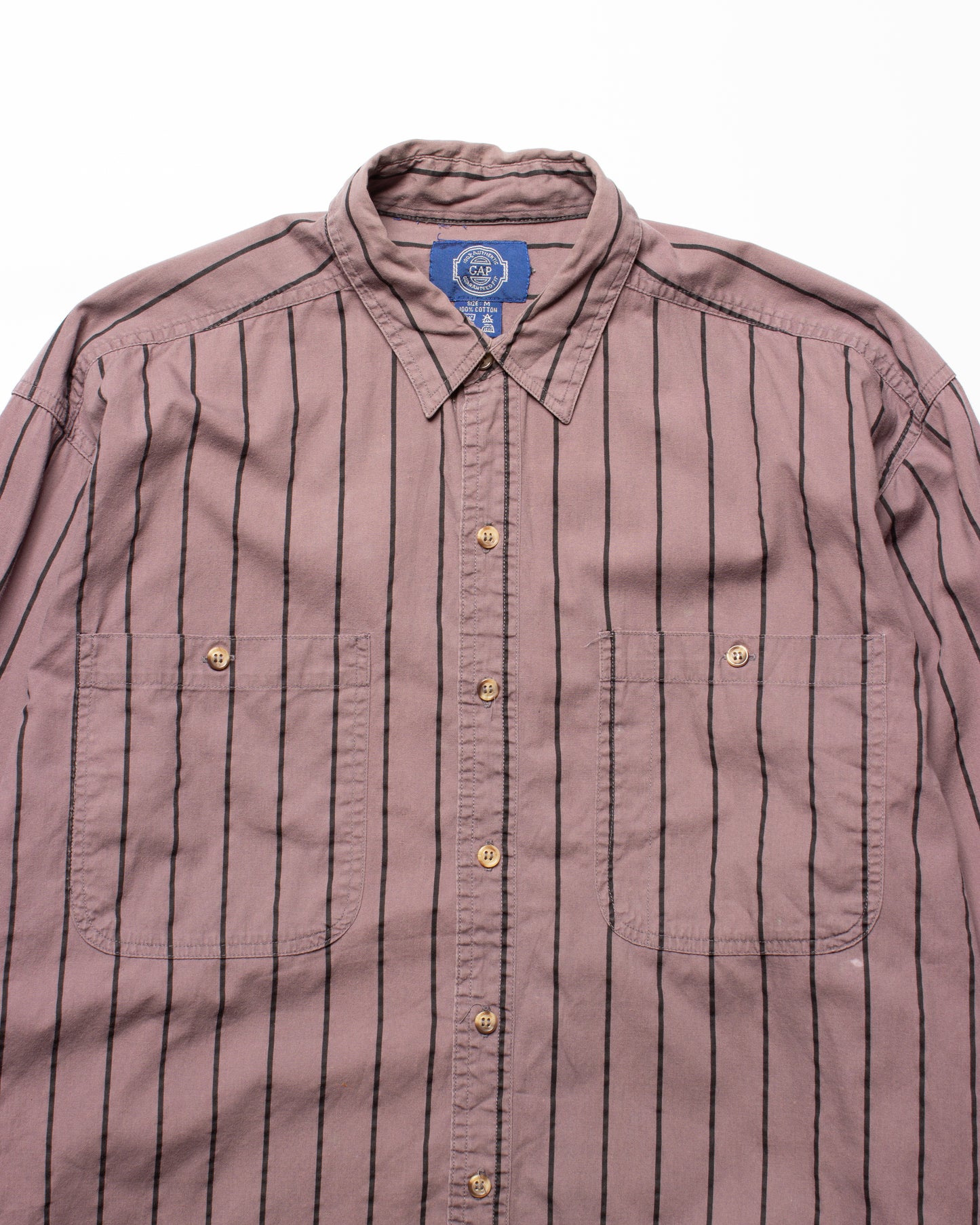 1990's GAP Striped Button Up (M)
