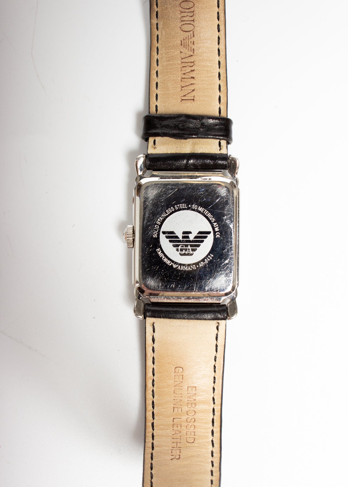 1990's Emporio Armani Tank Wristwatch