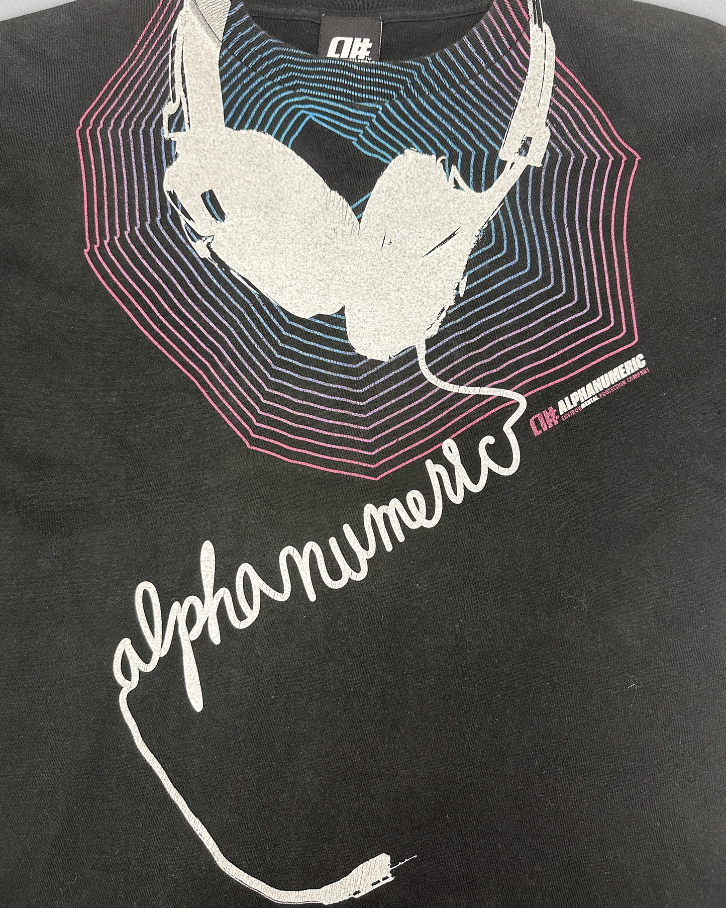 00's Alphanumeric Headphone Tee (M)