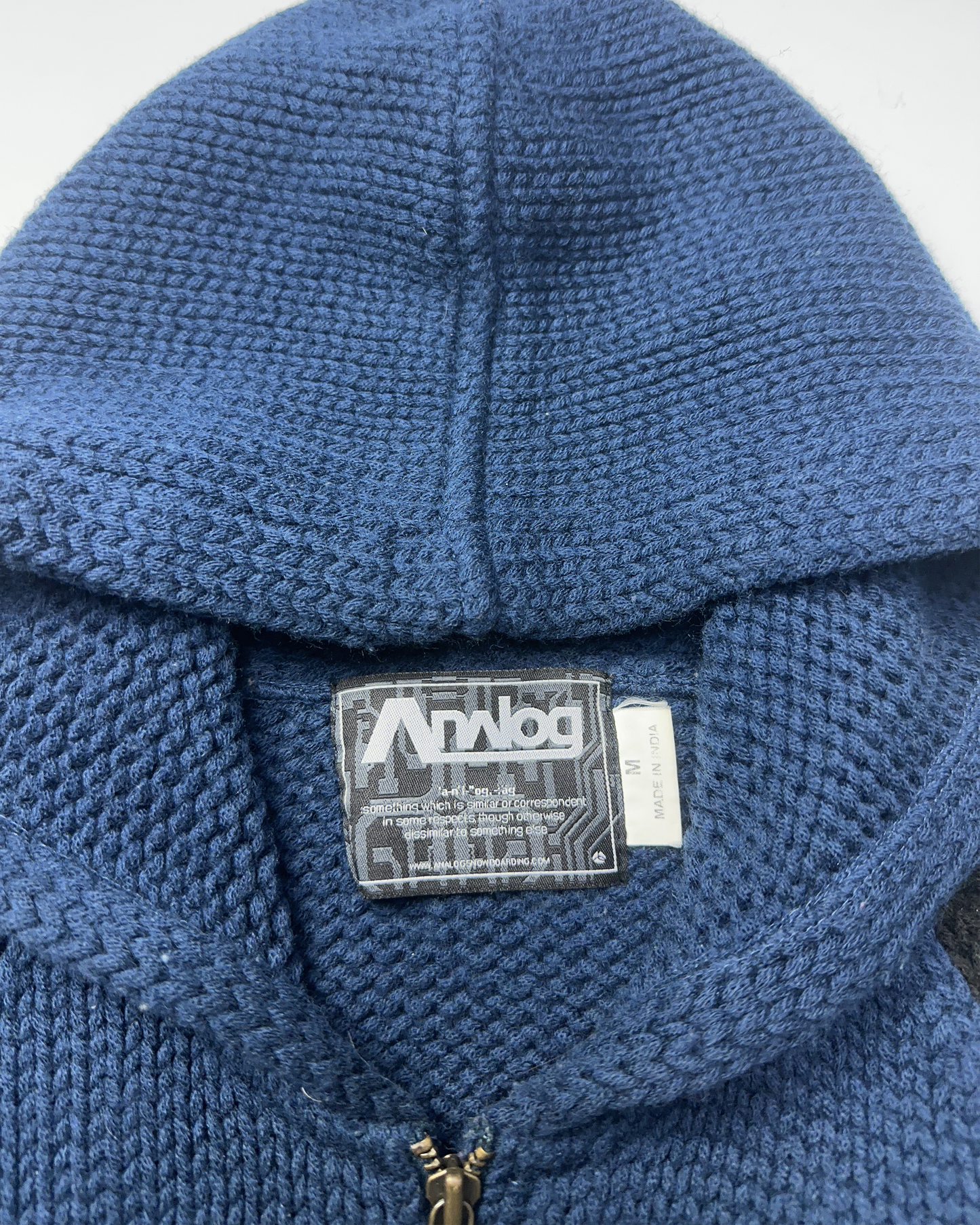 00's Burton Analog Knit Hoodie (M)