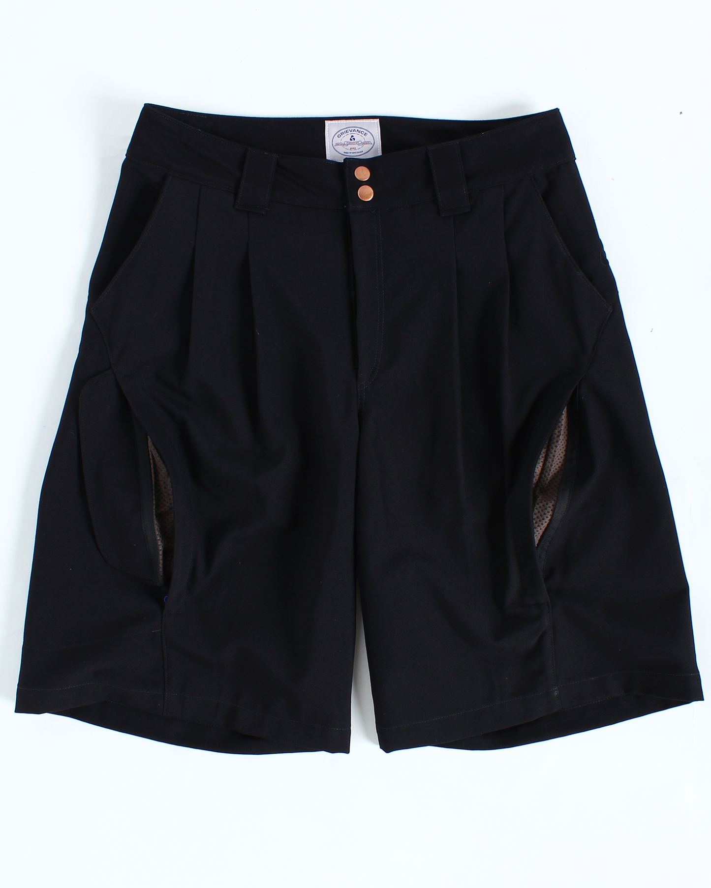Pleatilated Shorts (Black)