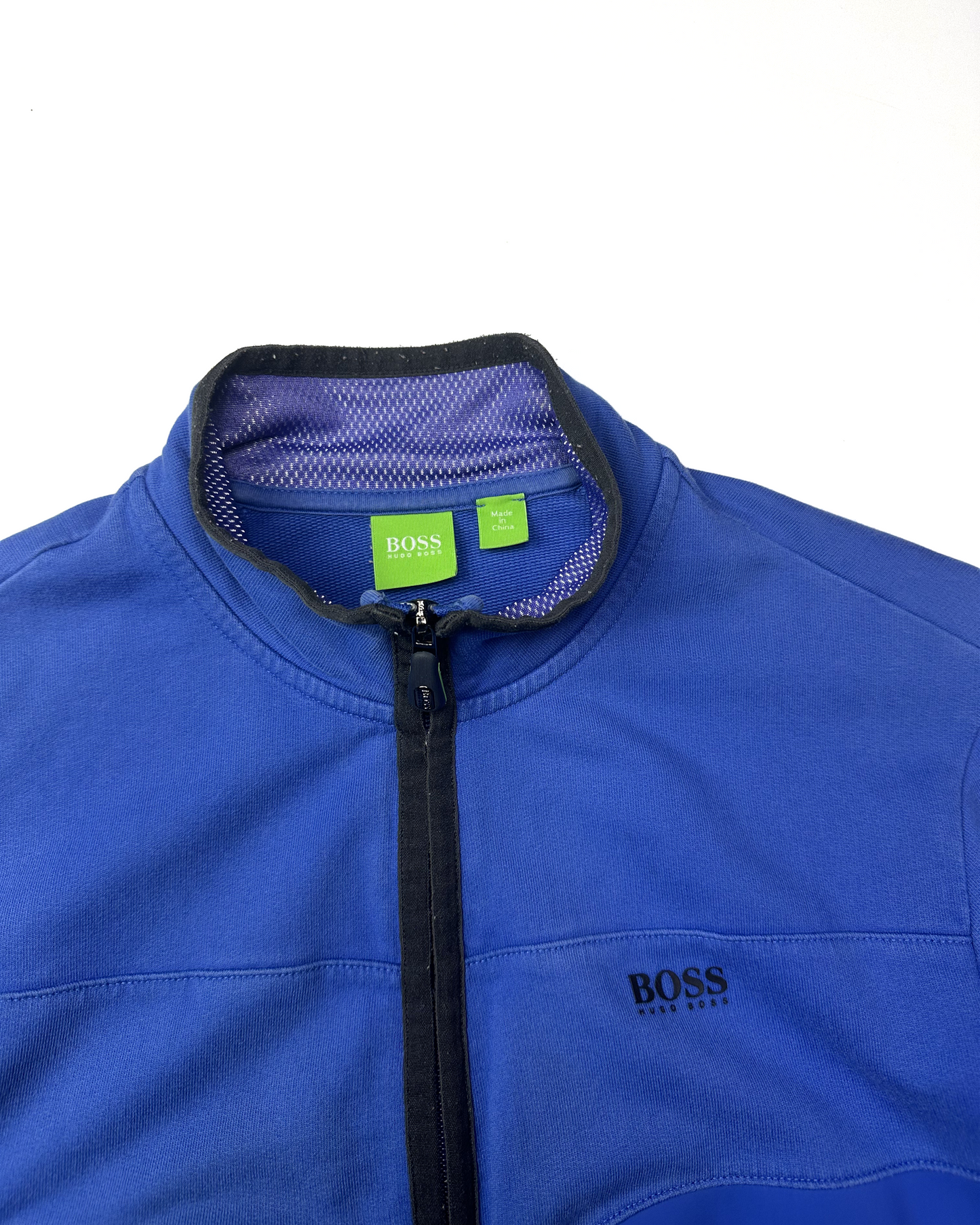 00's Hugo Boss Paneled Zip-Up (S)