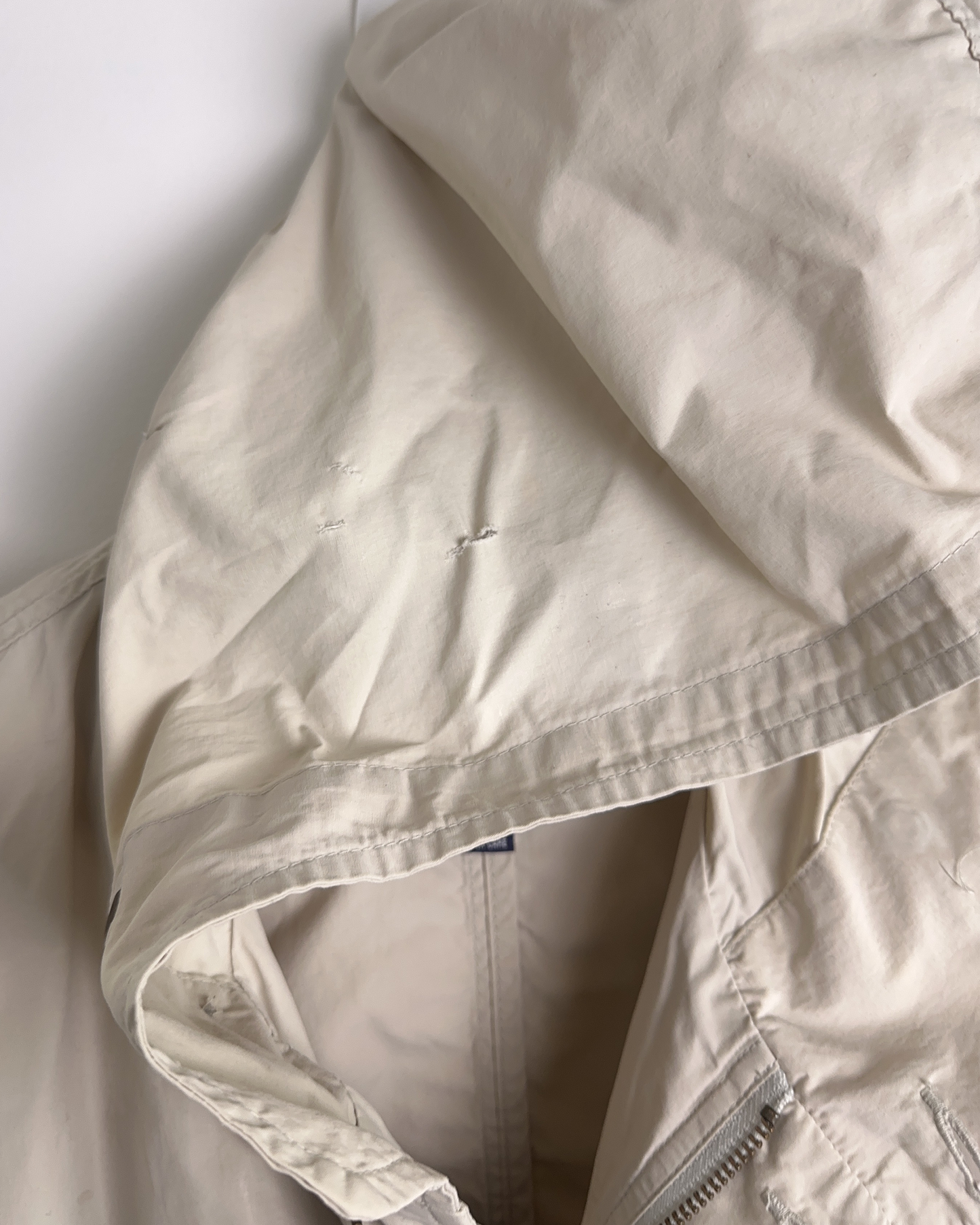 90's GAP Eggshell Hooded Coat (M)