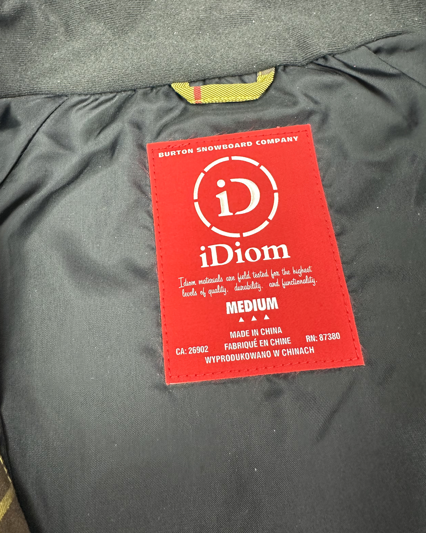 2010 Burton iDiom Q Jkt NWT (M)