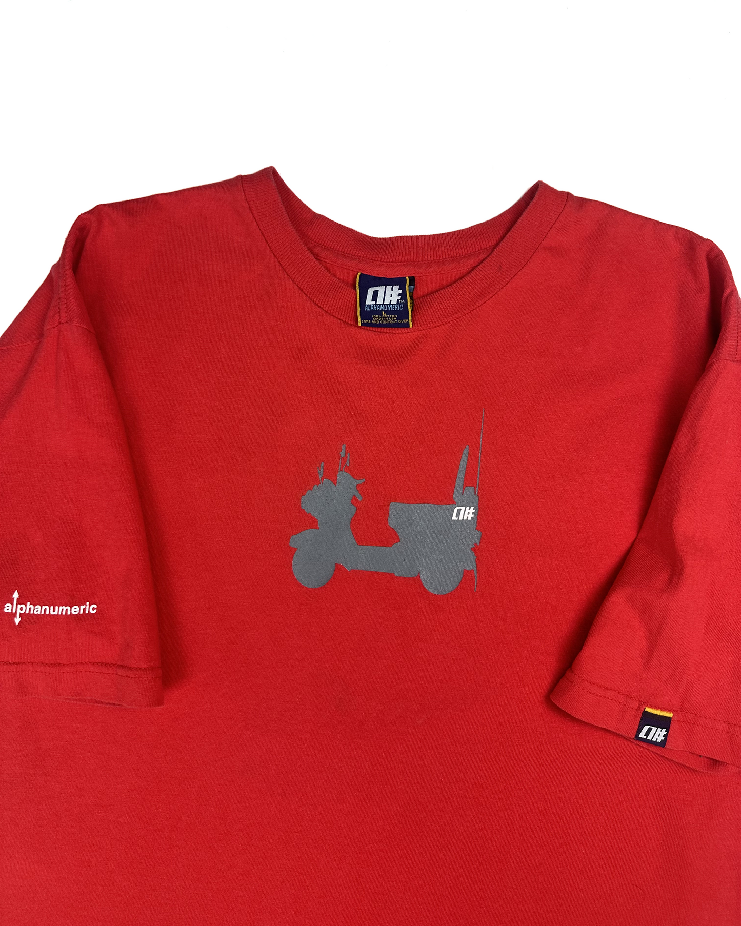 00's Alphanumeric Moped Tee (L)