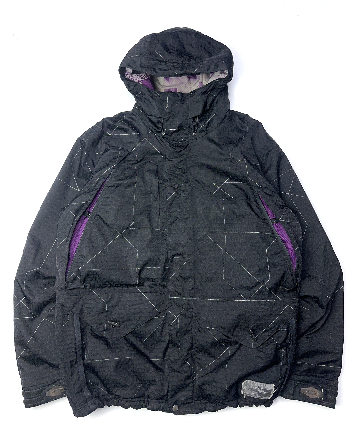 2009 Oakley Geometric Pattern Insulated Jacket (L)