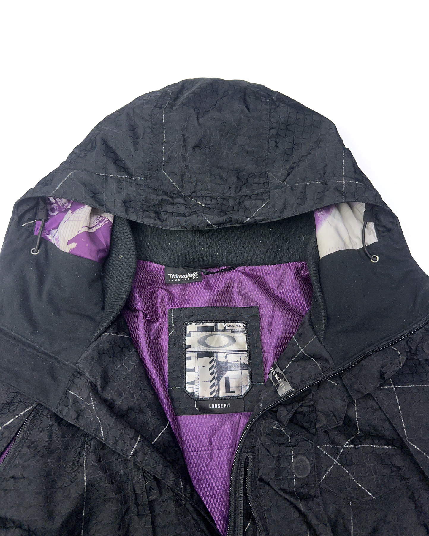 2009 Oakley Geometric Pattern Insulated Jacket (L)