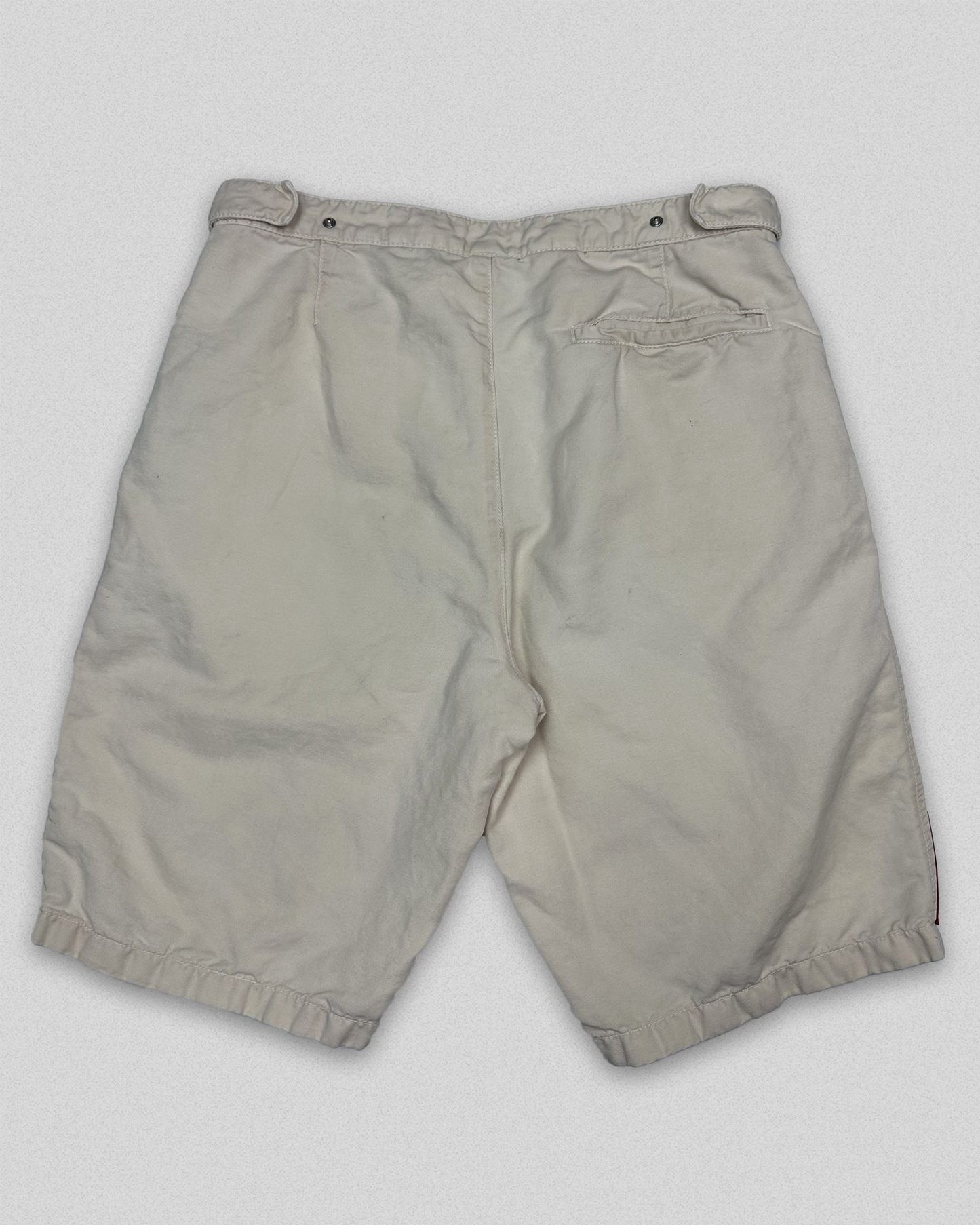 00's Prada Linen Blend Shorts (30)