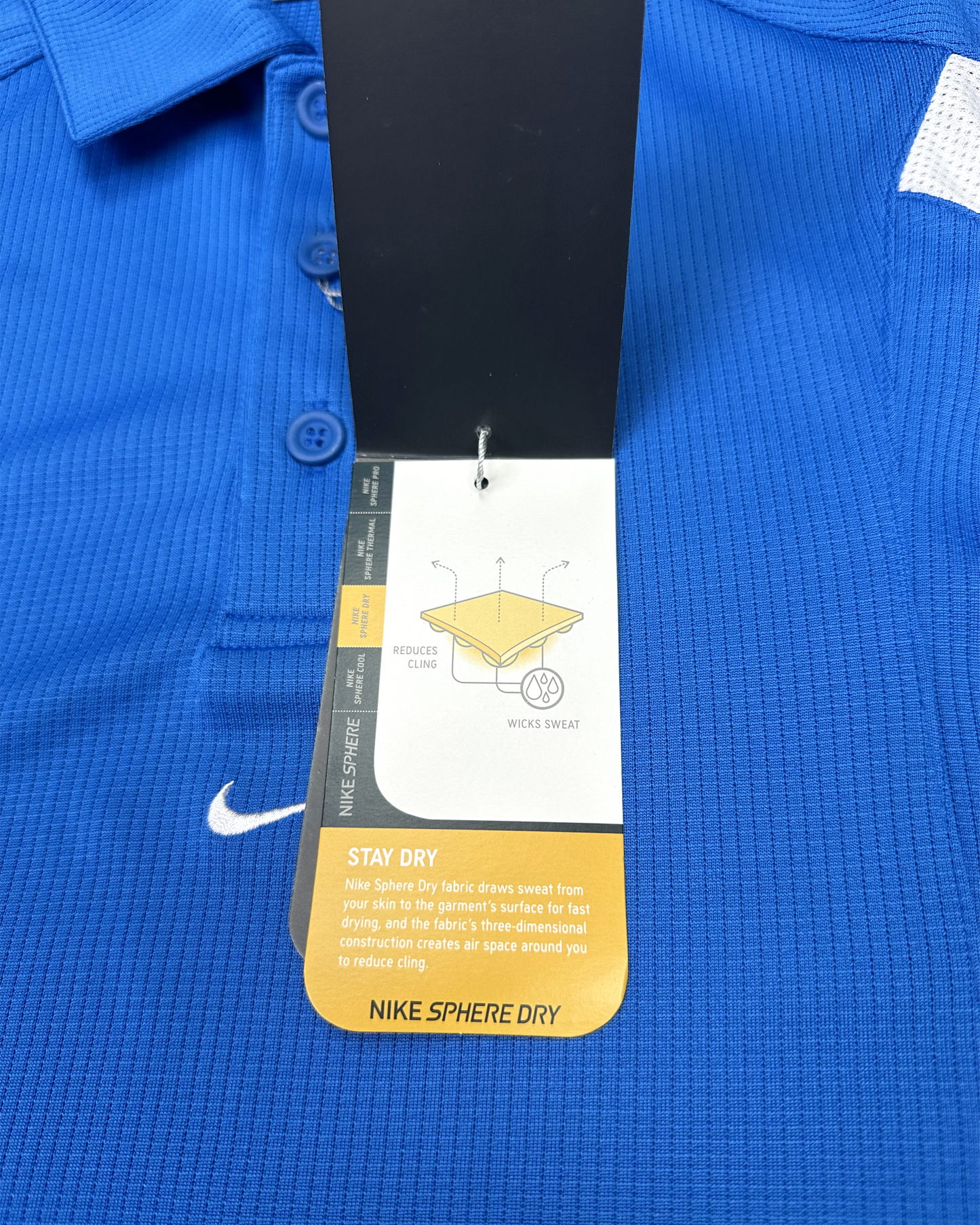 04' Nike Sphere Dry Polo Shirt NWT (M)