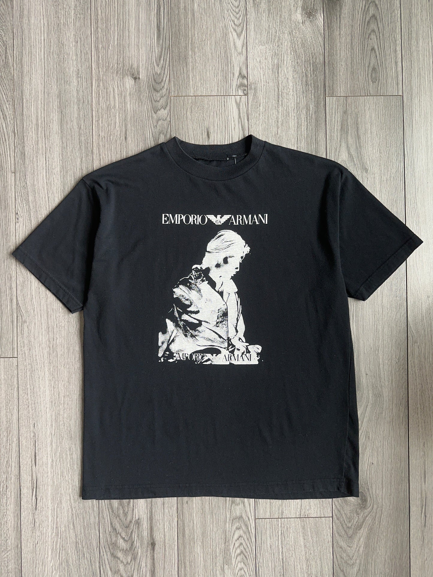 Vintage Giorgio Armani Graphic Tee (M)