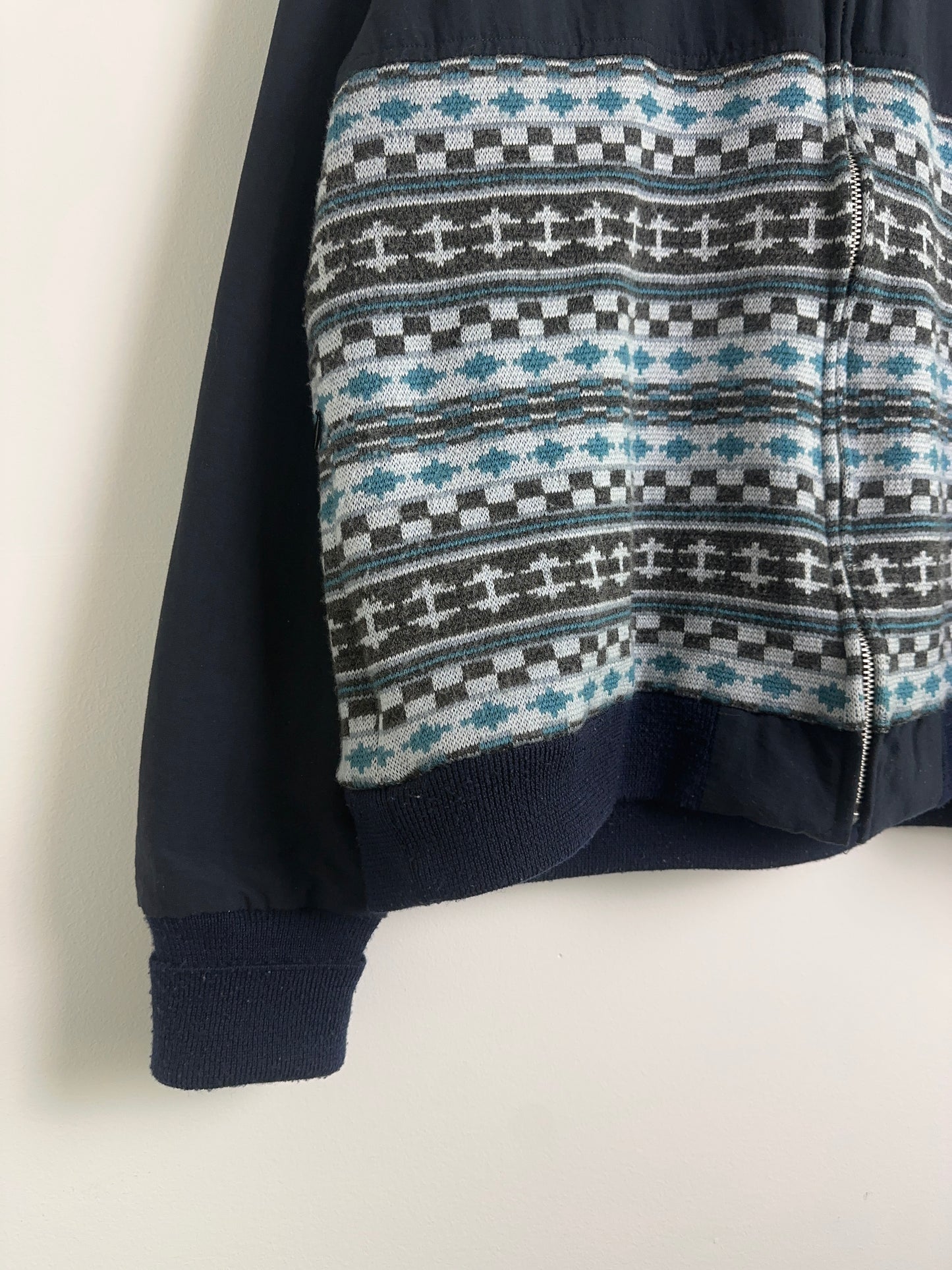 2003 Madhectic Knit Paneled Hoodie (M)