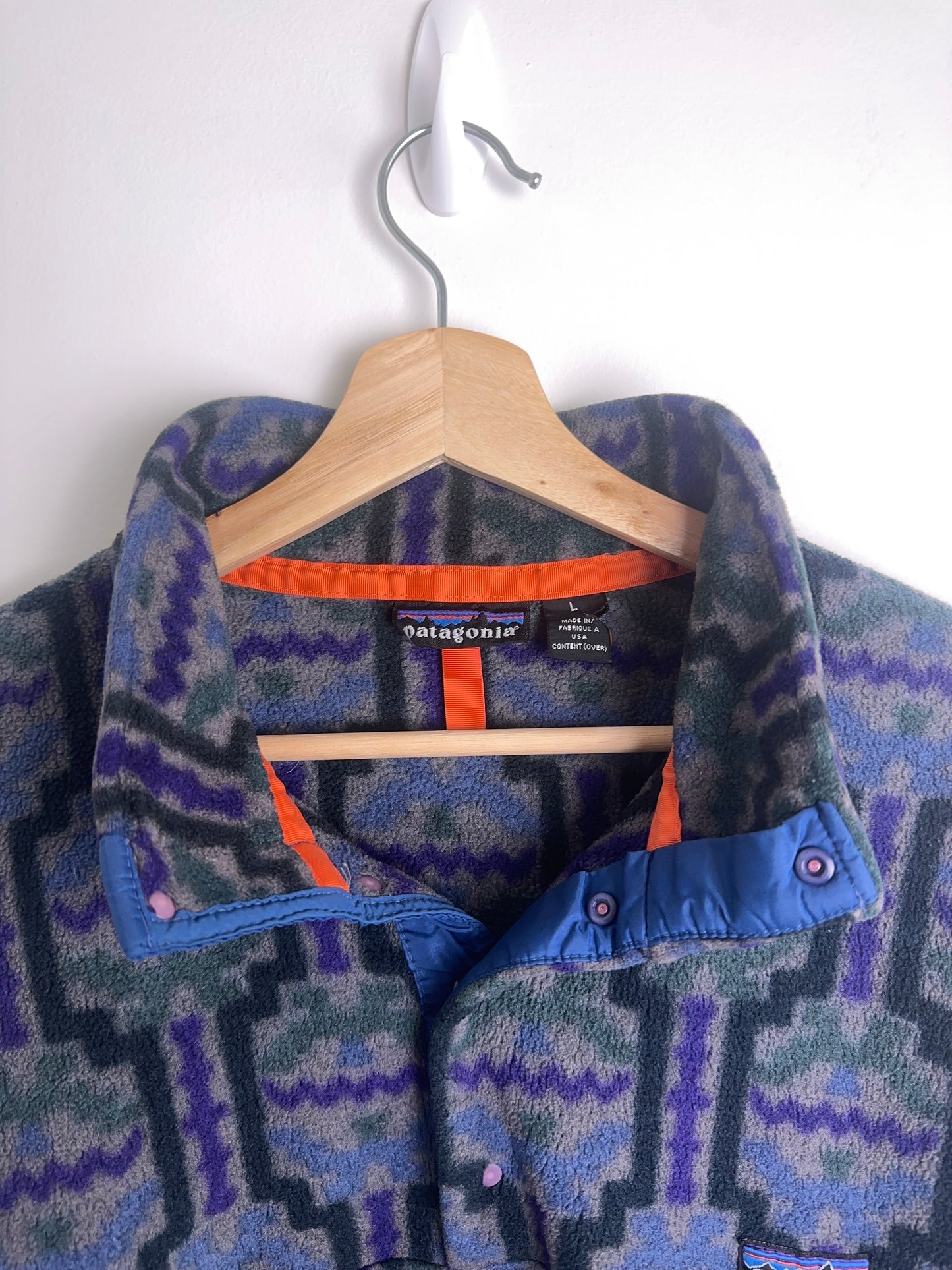 1994 Patagonia Tehuelche Synchilla Snap-T Pullover (L)