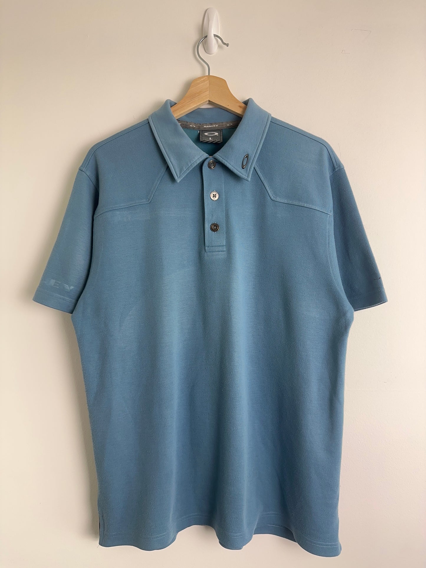 00’s Oakley Blue Polo (L)