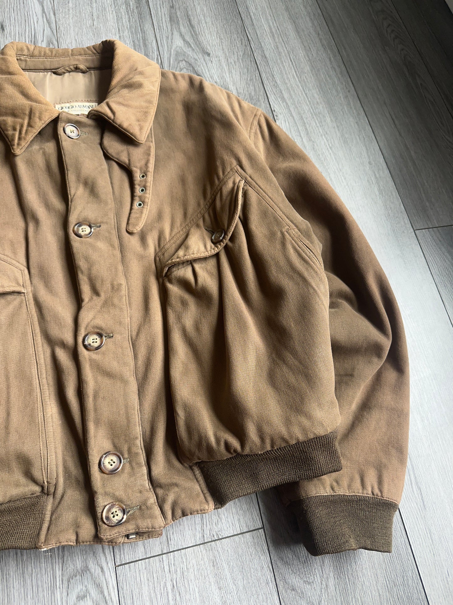1985 Giorgio Armani Cargo Bomber Jacket (L)