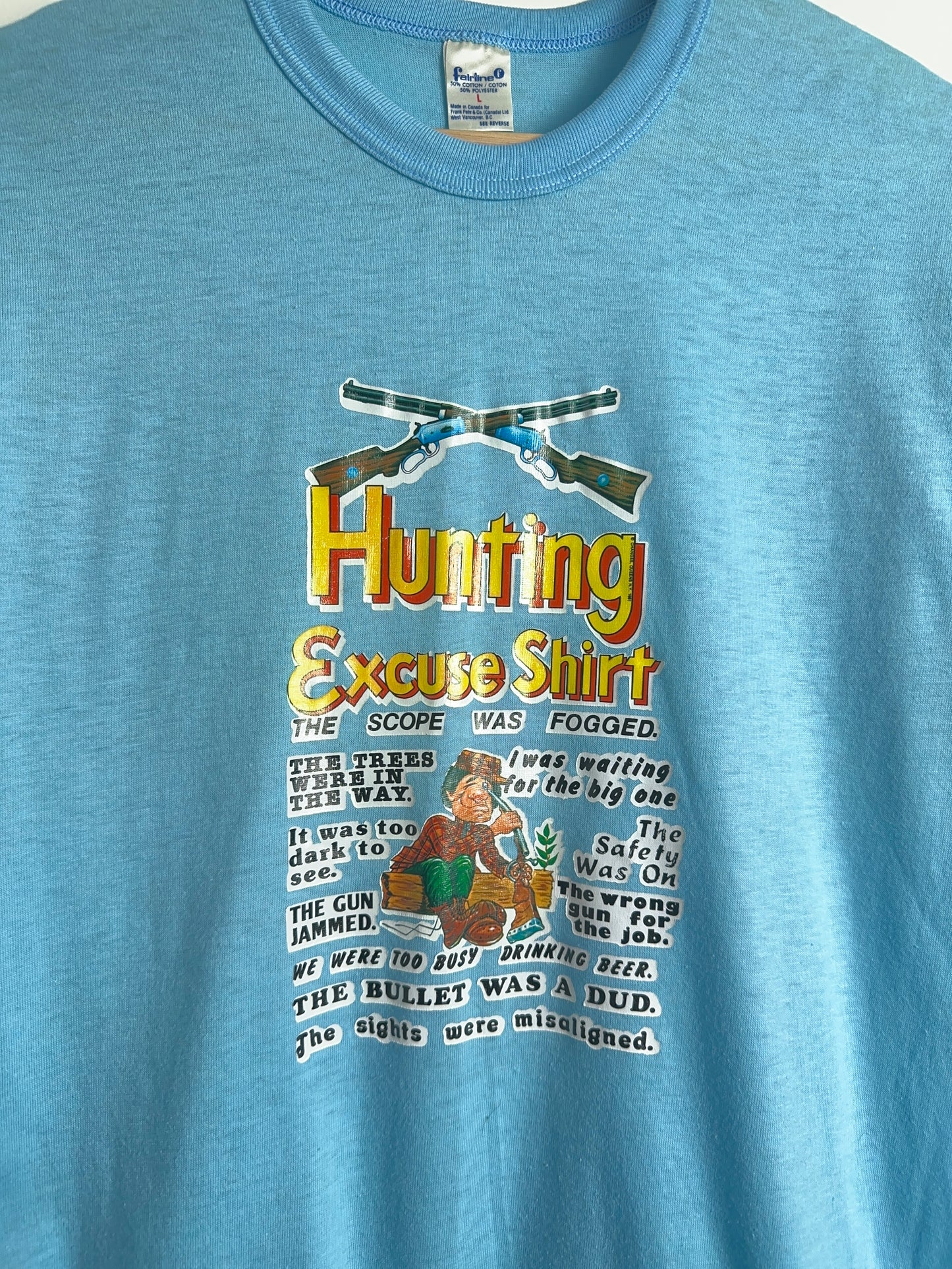 1980’s Hunting Excuse Ringer Tee (M)