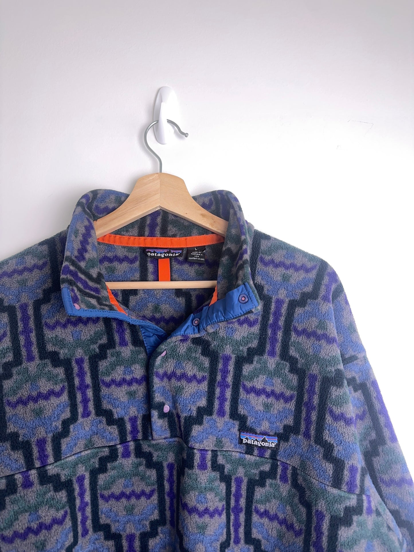 1994 Patagonia Tehuelche Synchilla Snap-T Pullover (L)