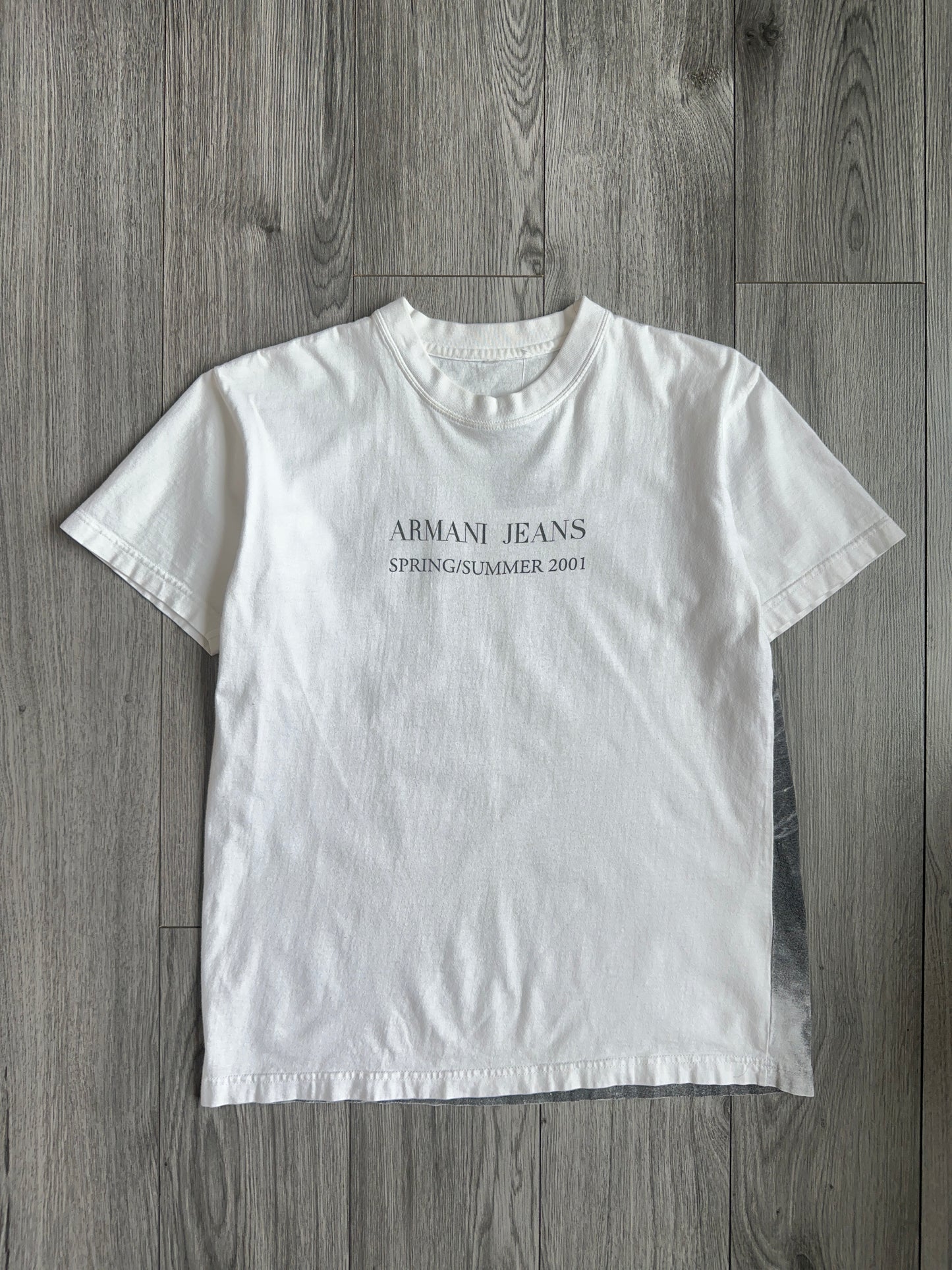 2001 Armani Jeans Graphic Tee (M)