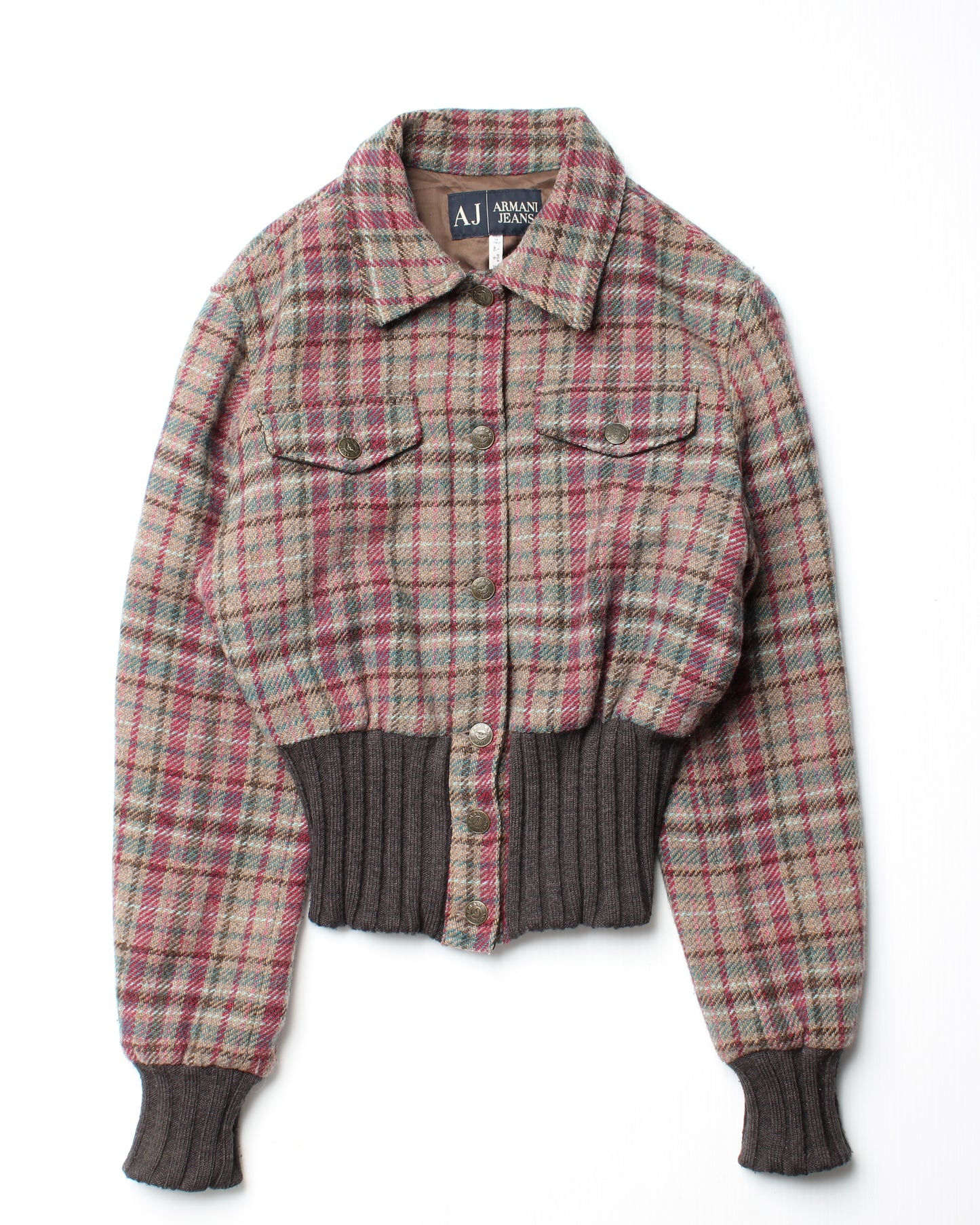 2000’s Armani Jeans Wool Bomber Jacket (S)