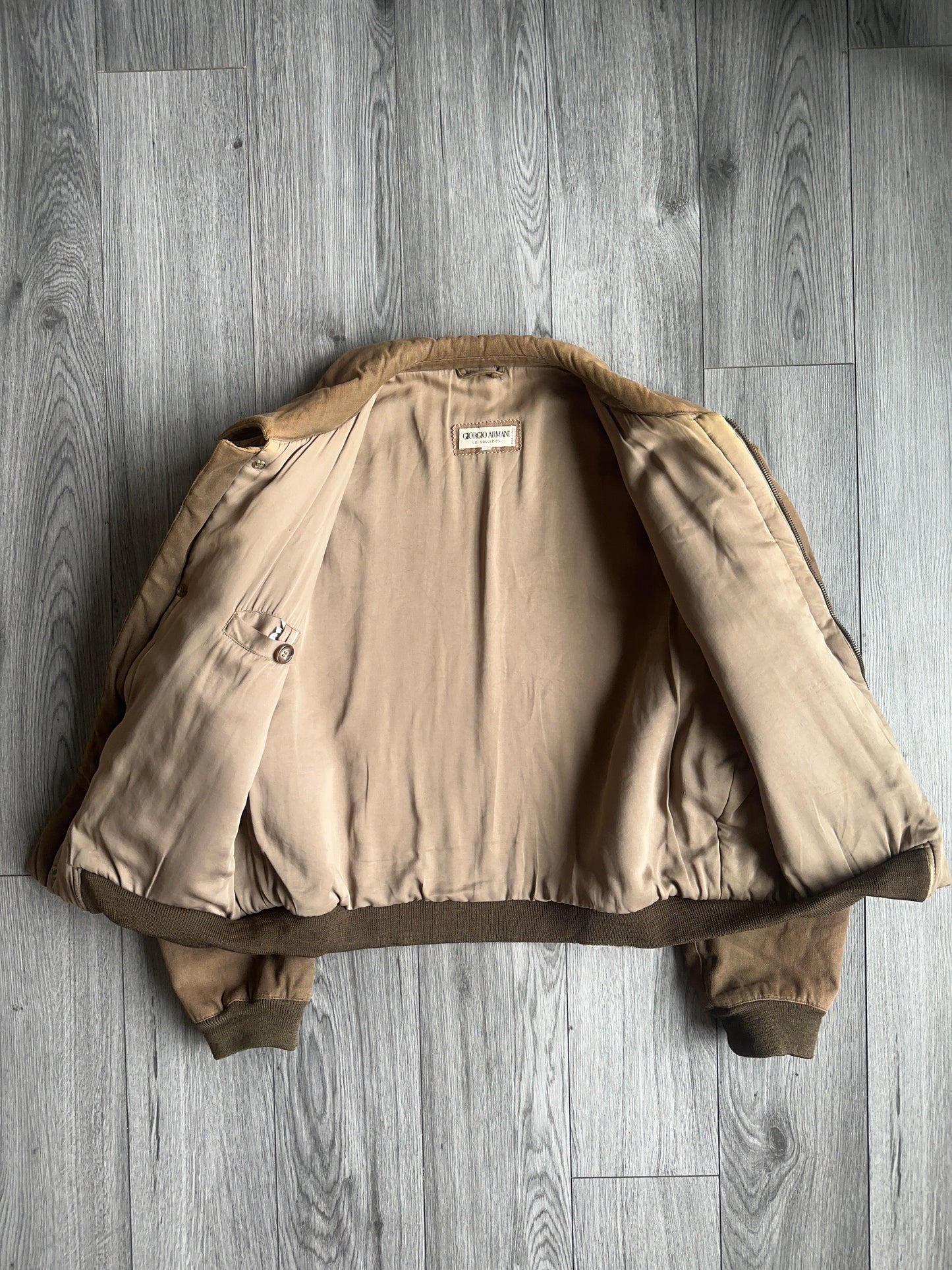 1985 Giorgio Armani Cargo Bomber Jacket (L)