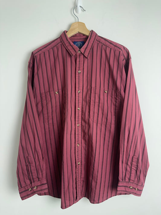 80’s GAP Striped Collared Shirt (M)