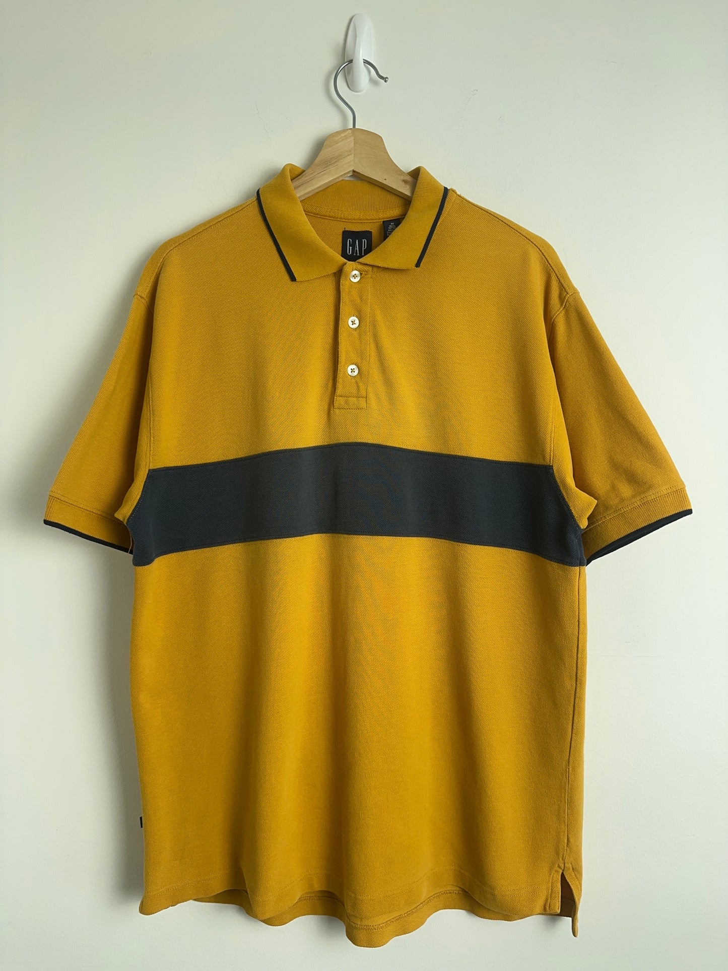 2000 GAP Mustard Cotton Polo (M)