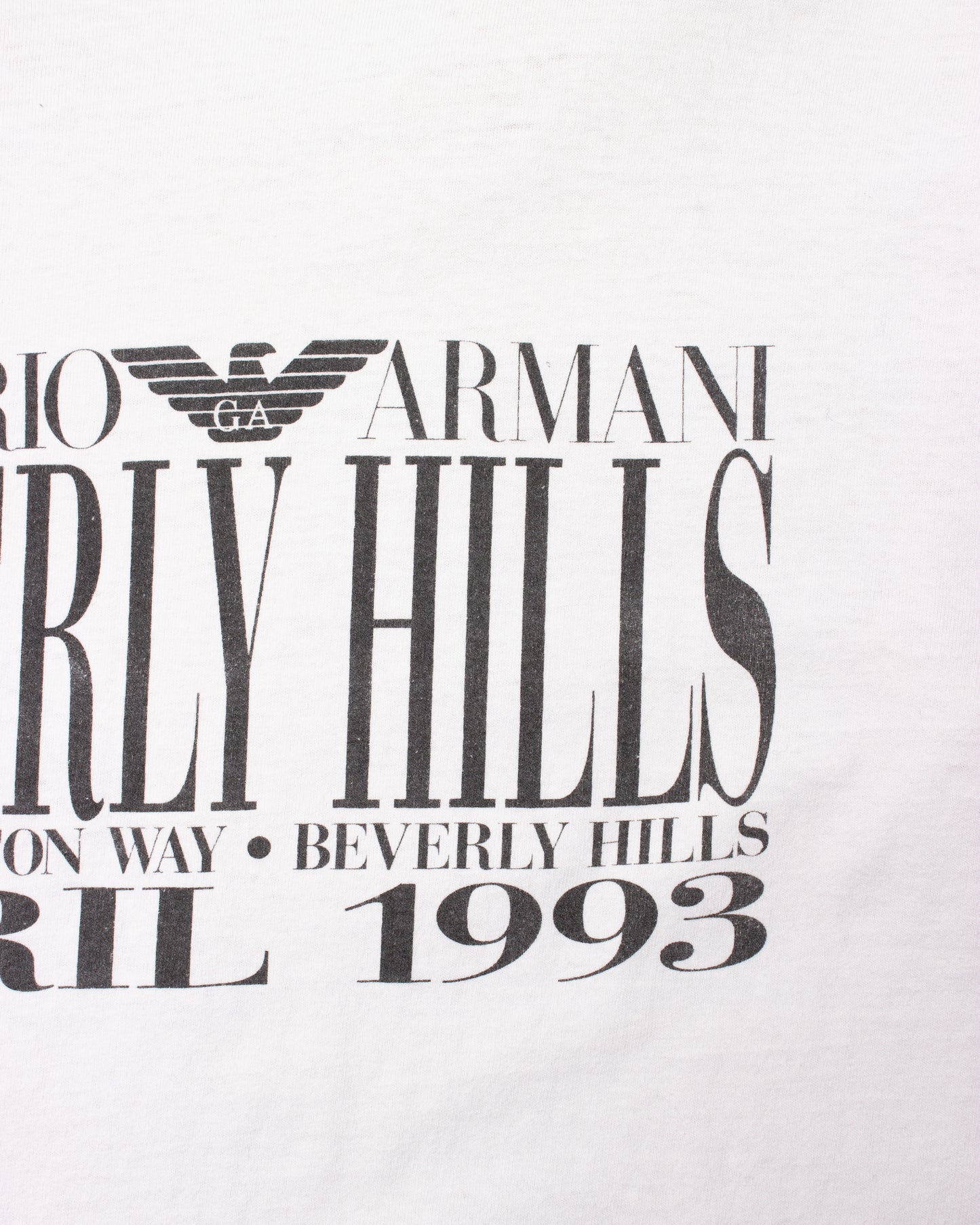 1993 Emporio Armani Beverly Hills Opening Tee (L)