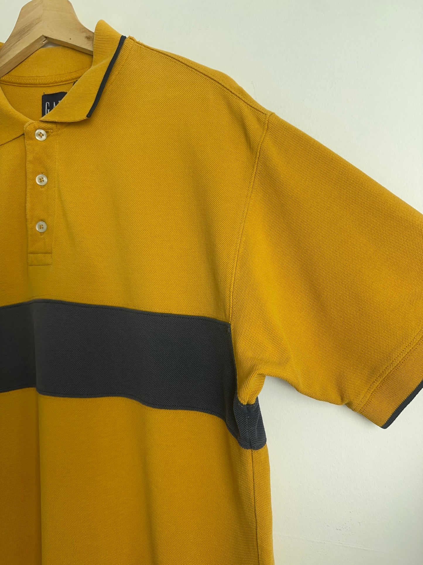 2000 GAP Mustard Cotton Polo (M)