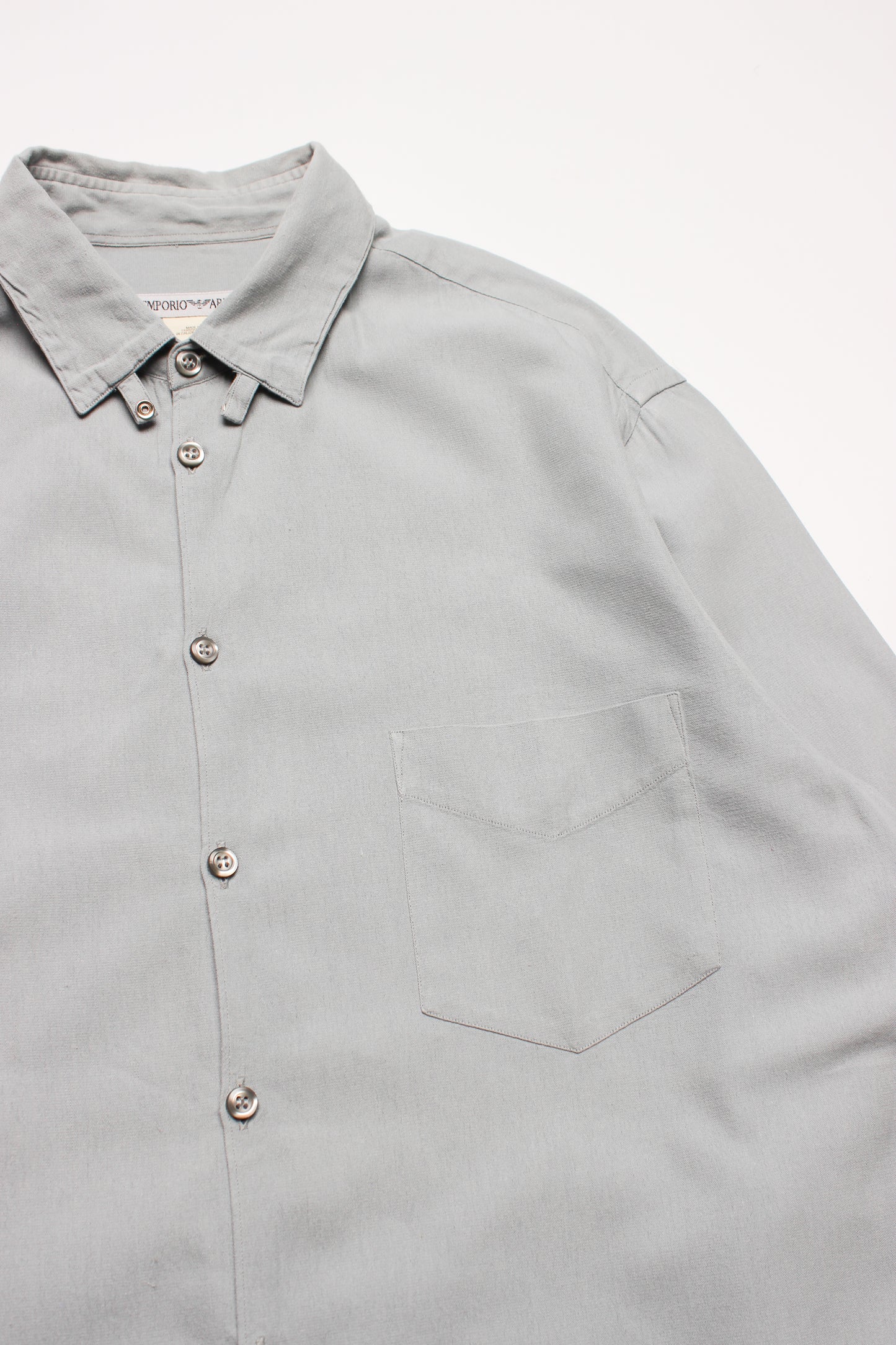 80’s Emporio Armani Tab Collar Shirt (M)