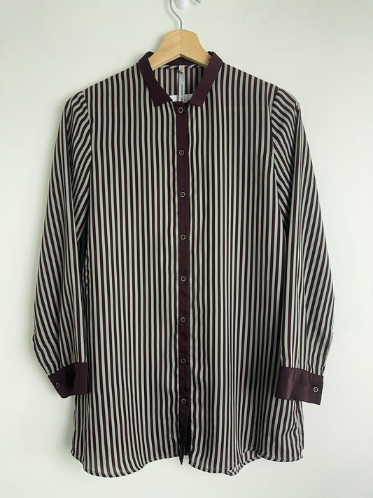 2000’s Cop. Copine Striped Shirt (M)