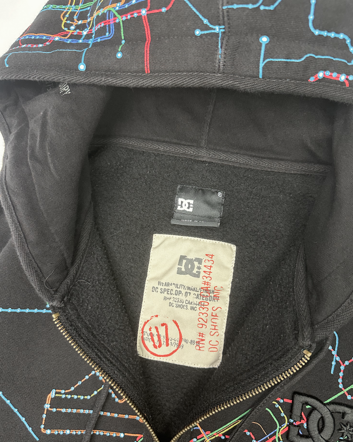 00's DC Metro System Zip-Up (M)