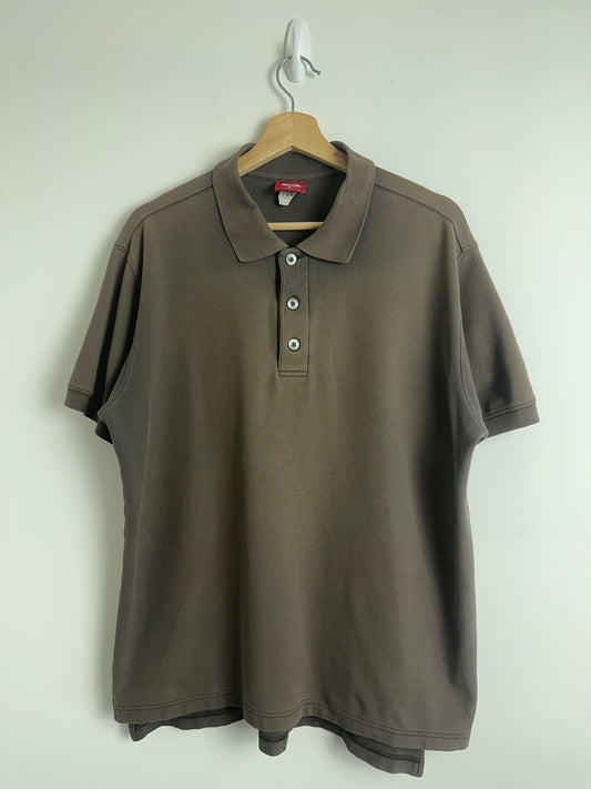 Vintage Oakley Brown Cotton Polo (L)