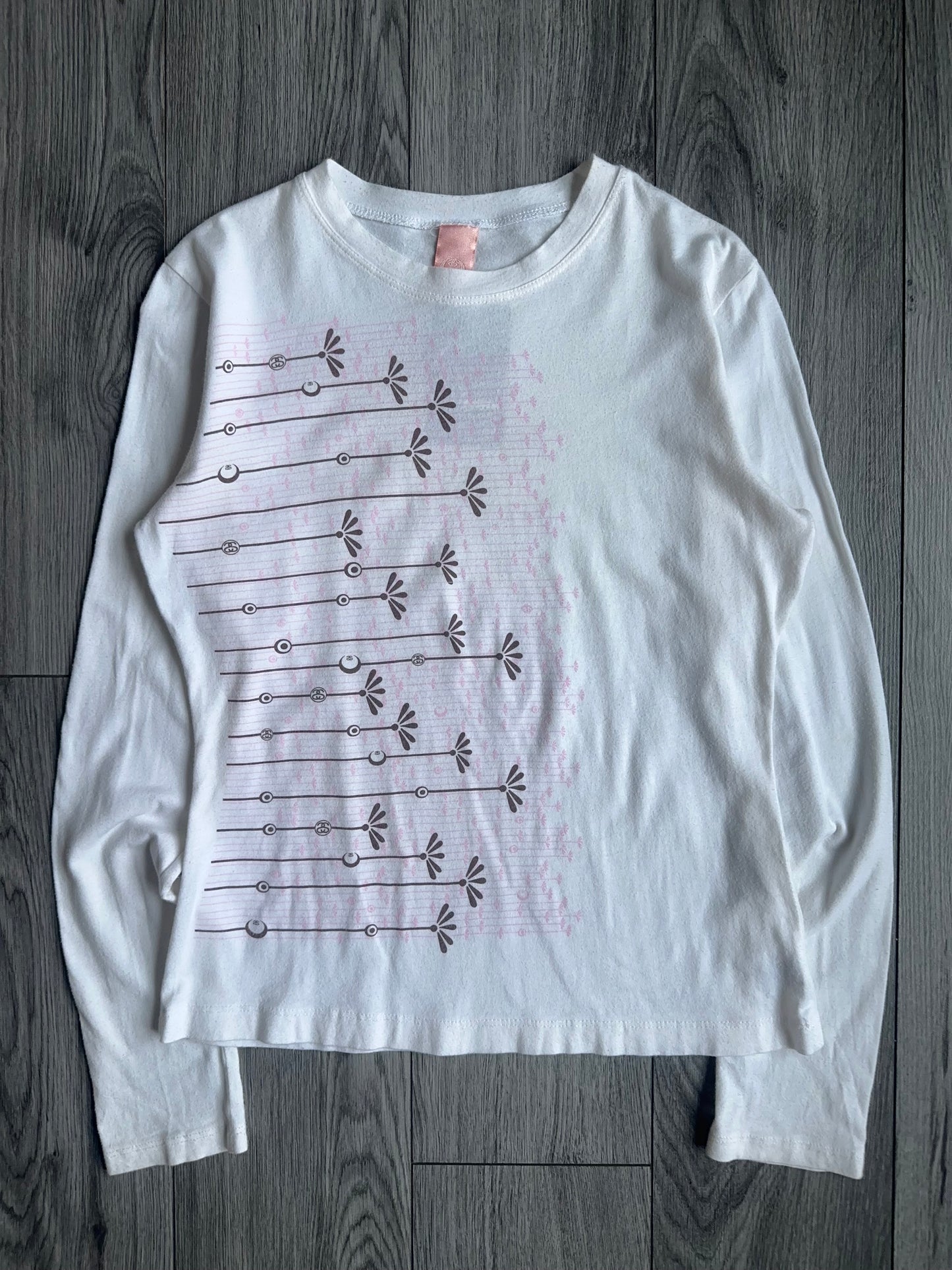 90’s Stussy Floral Graphic Longsleeve (S)
