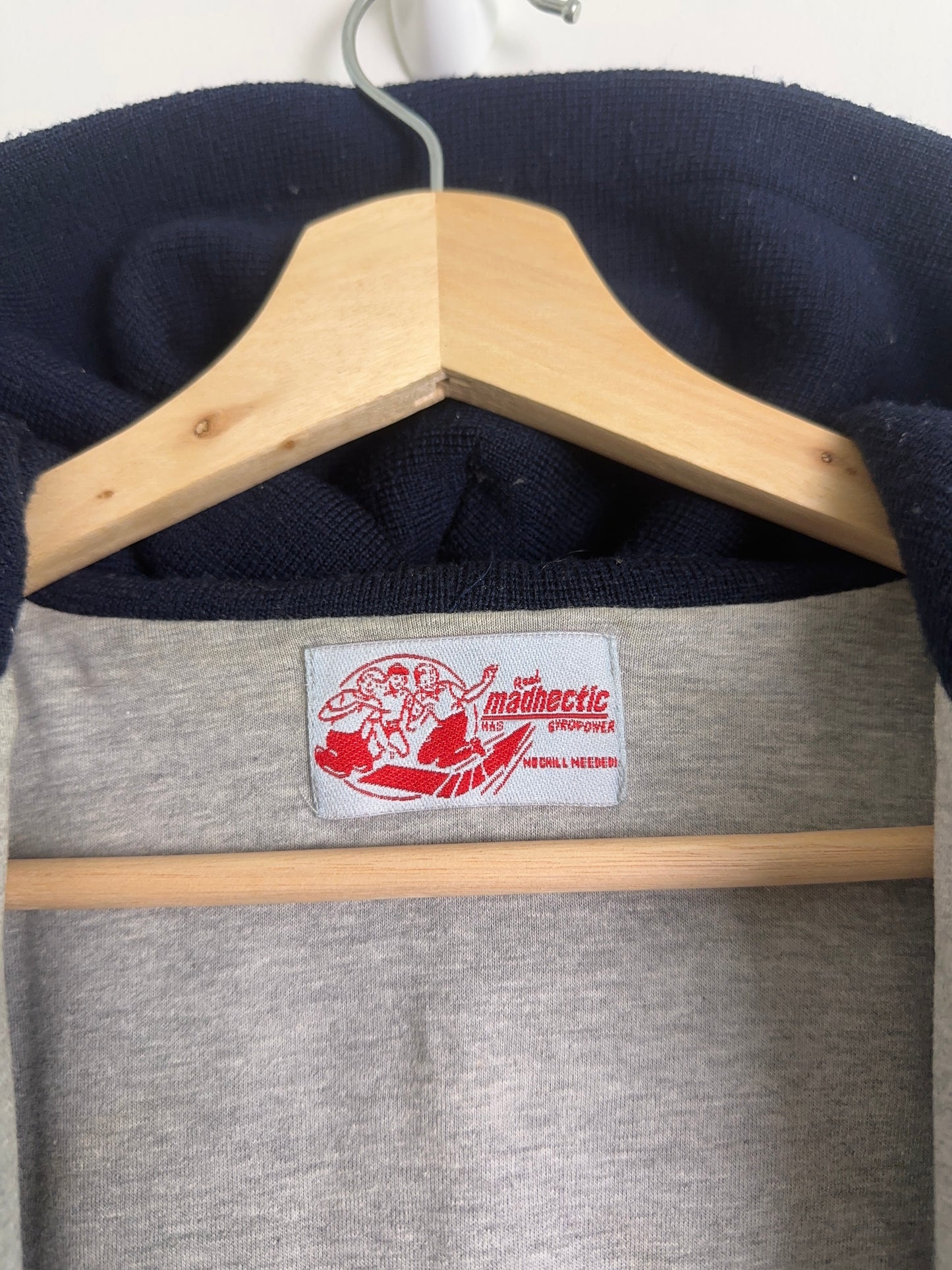 2003 Madhectic Knit Paneled Hoodie (M)