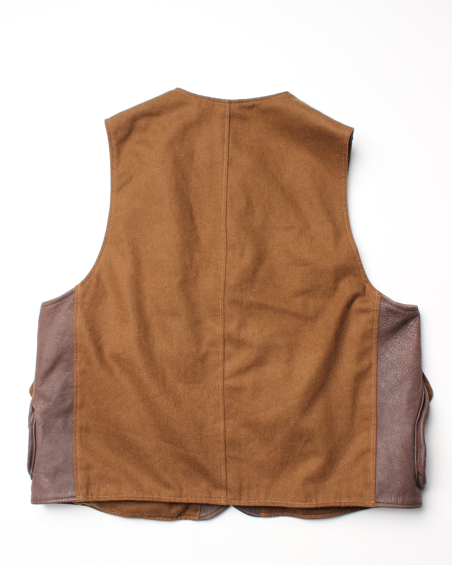 90's Armani Jeans Leather Vest (M)