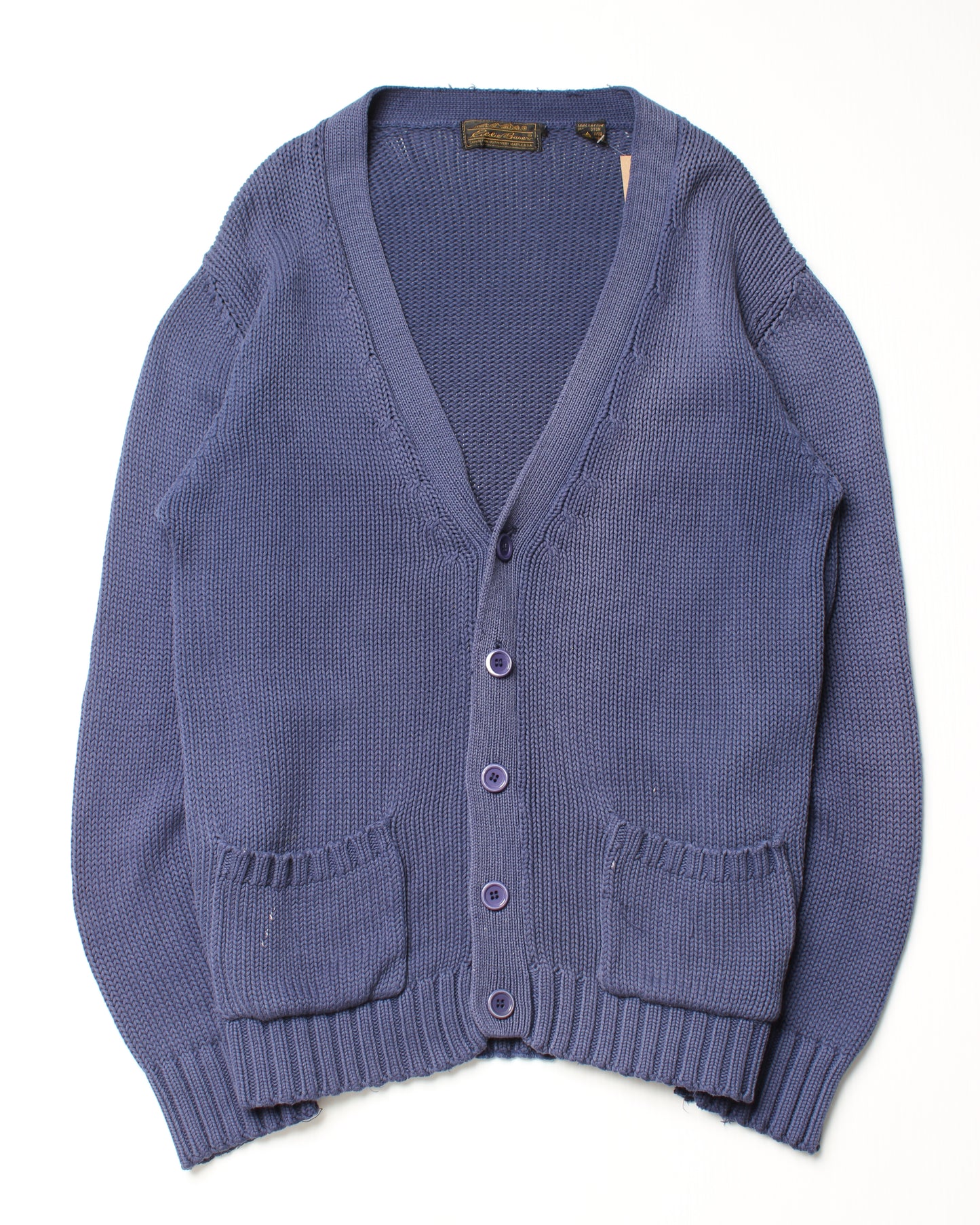 Vintage Eddie Bauer Cotton Knit Cardigan (M)