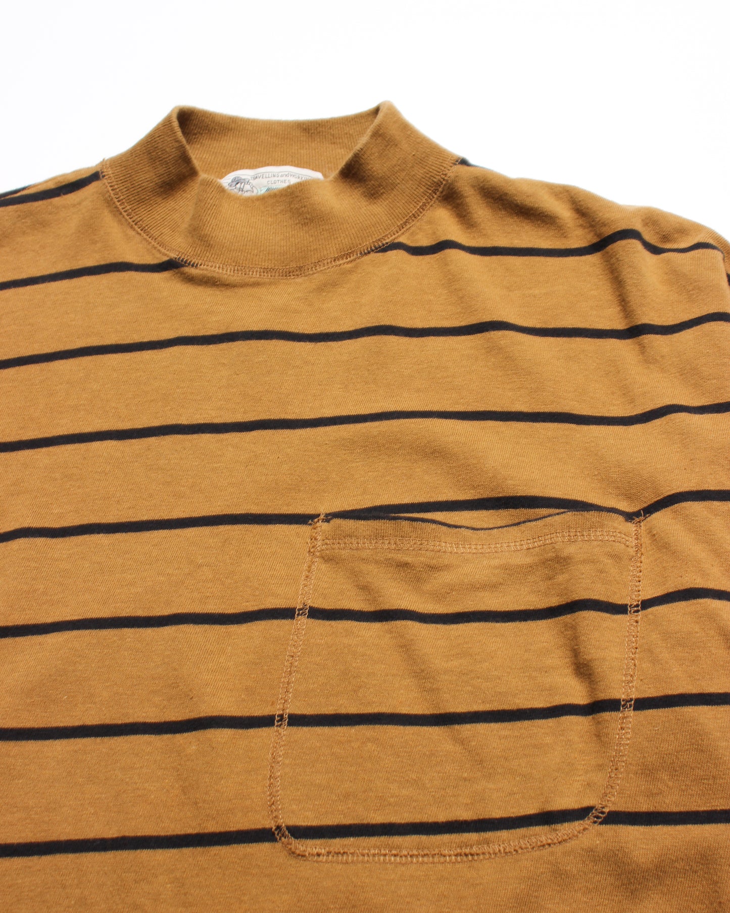 1980's Striped Mockneck Longsleeve (M)