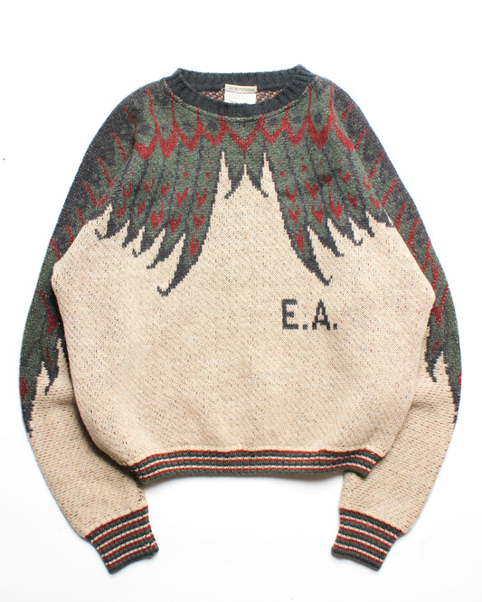 1990 Emporio Armani Eagle Wing Sweater (L)