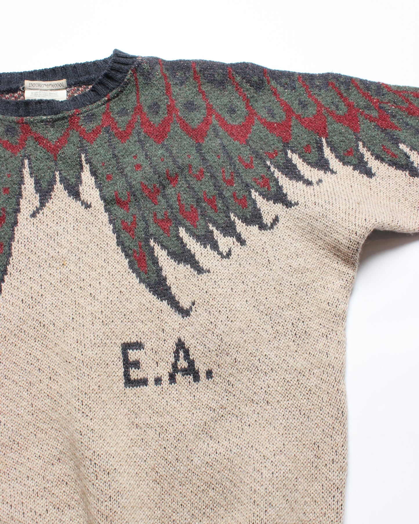 1990 Emporio Armani Eagle Wing Sweater (L)