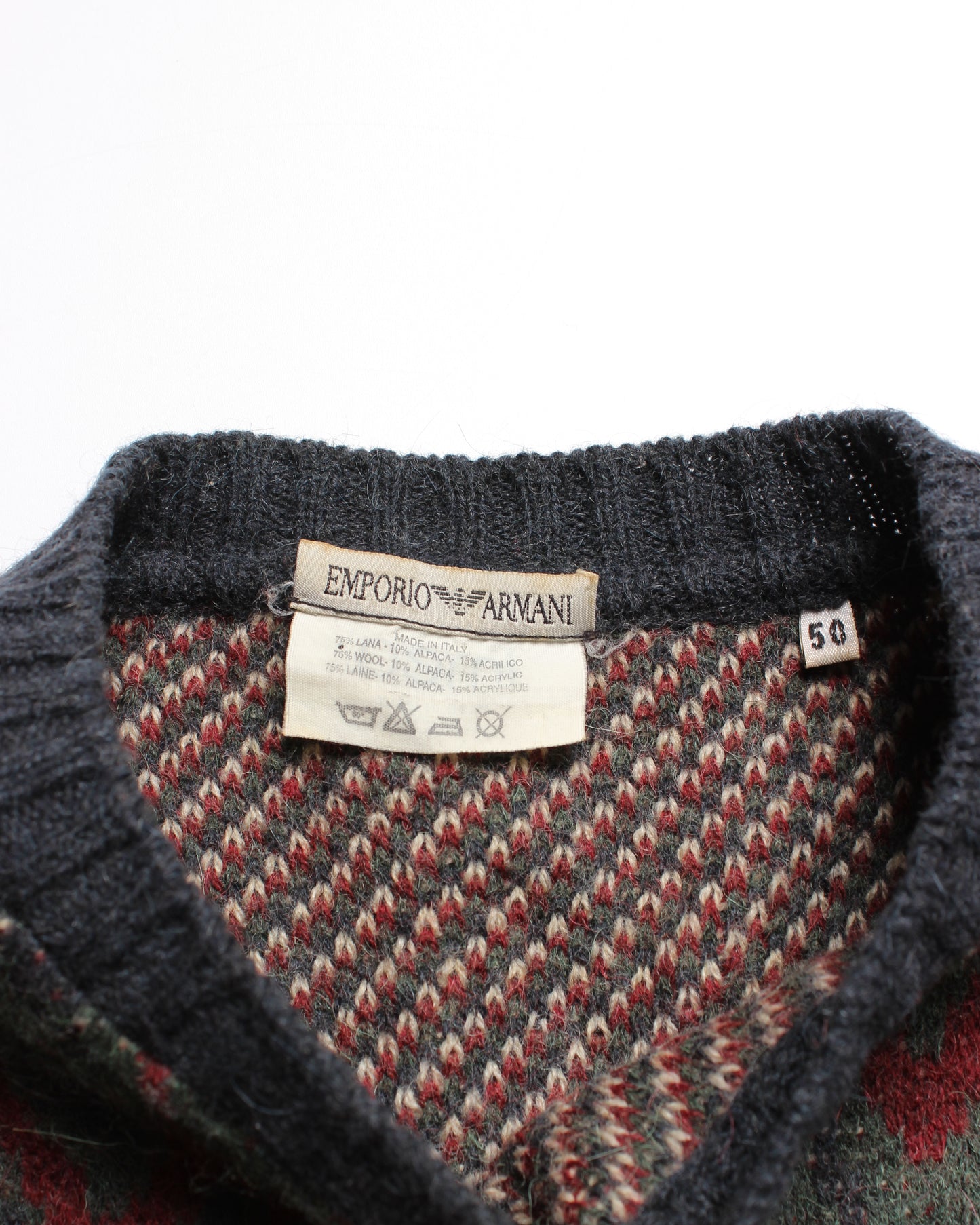 1990 Emporio Armani Eagle Wing Sweater (L)