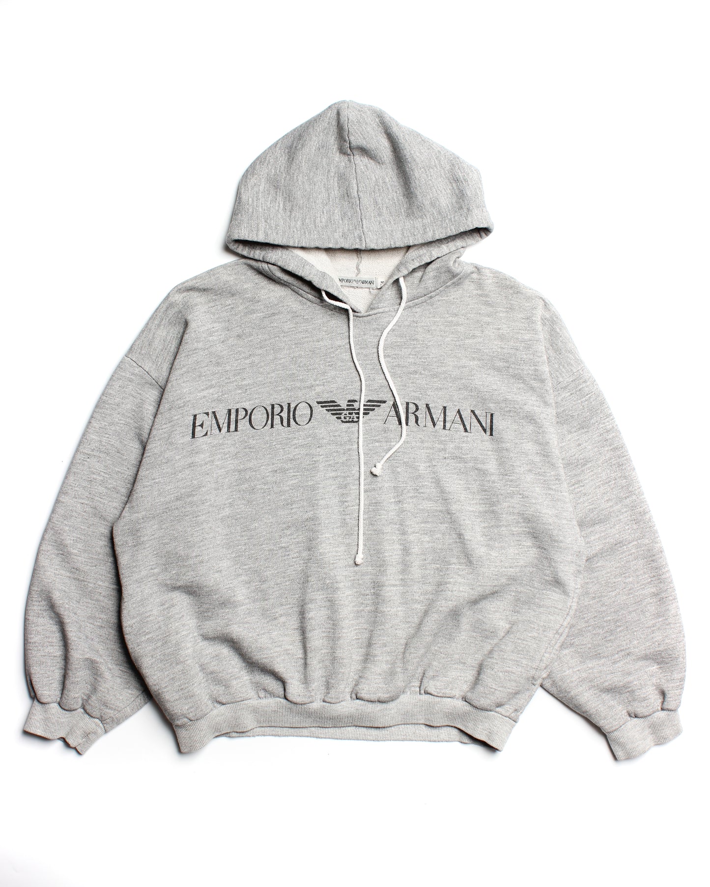1990's Emporio Armani Pullover Hoodie (M)